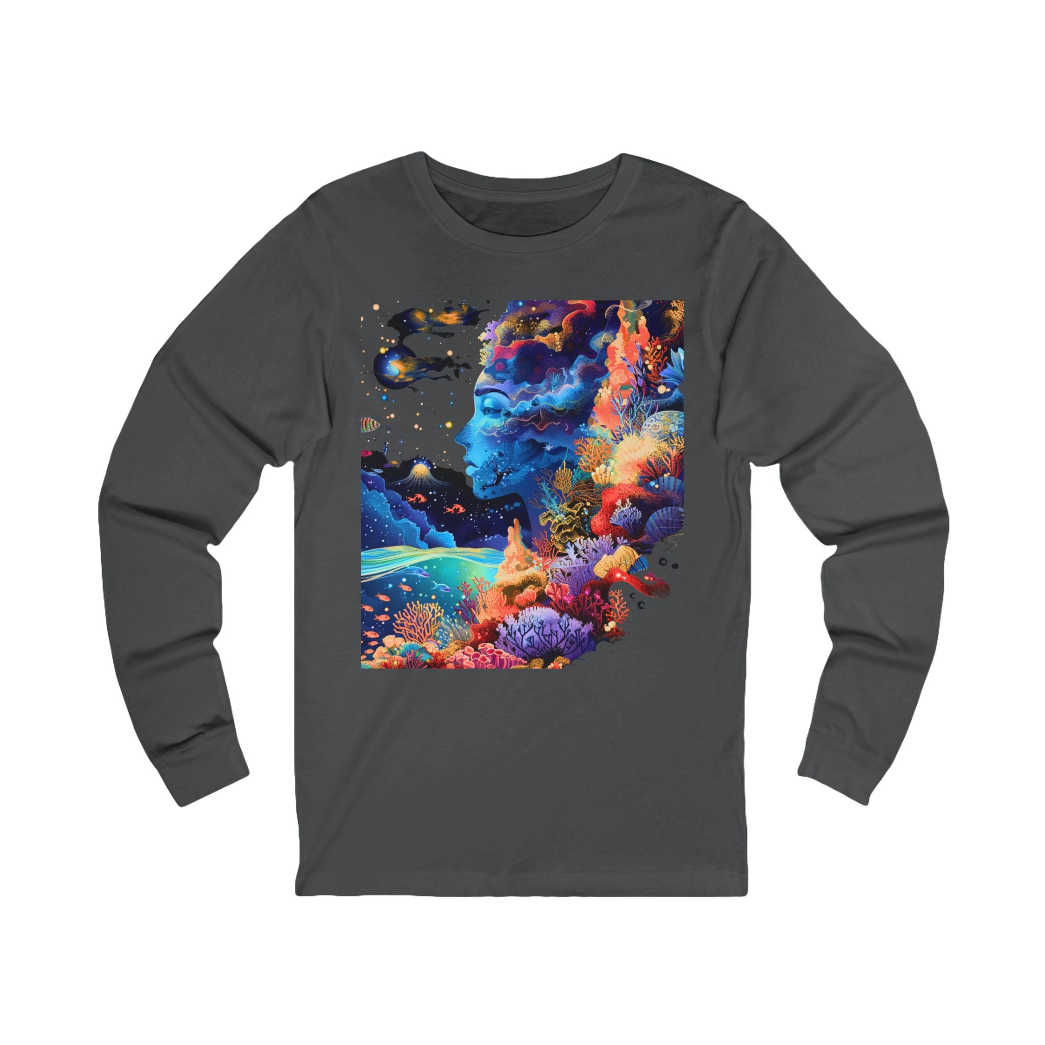 ZFG “Ethereal Reflection” Long Sleeve Premium Tee — Bella + Canvas 3501 (Unisex)