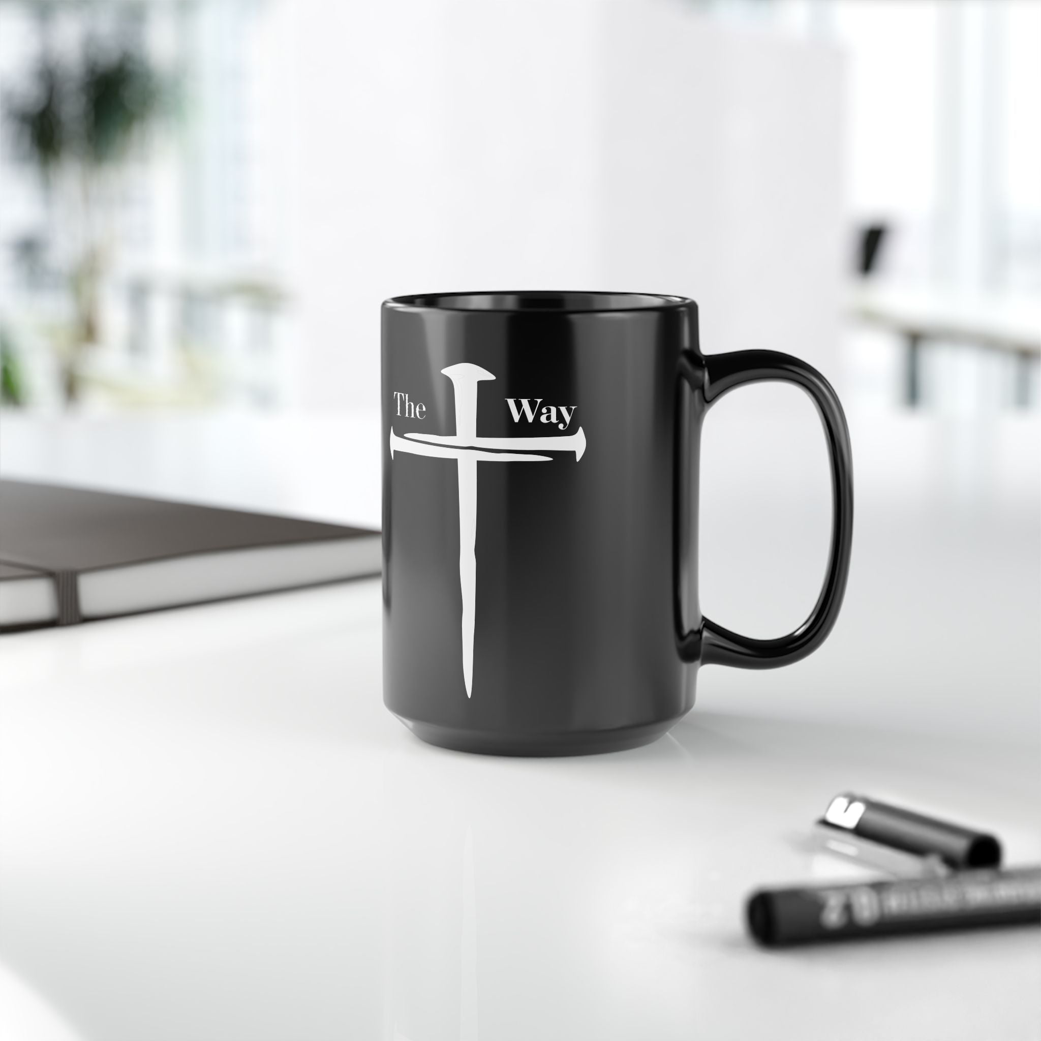 The Way – Christian Black Mug | Symbol of Faith and Truth