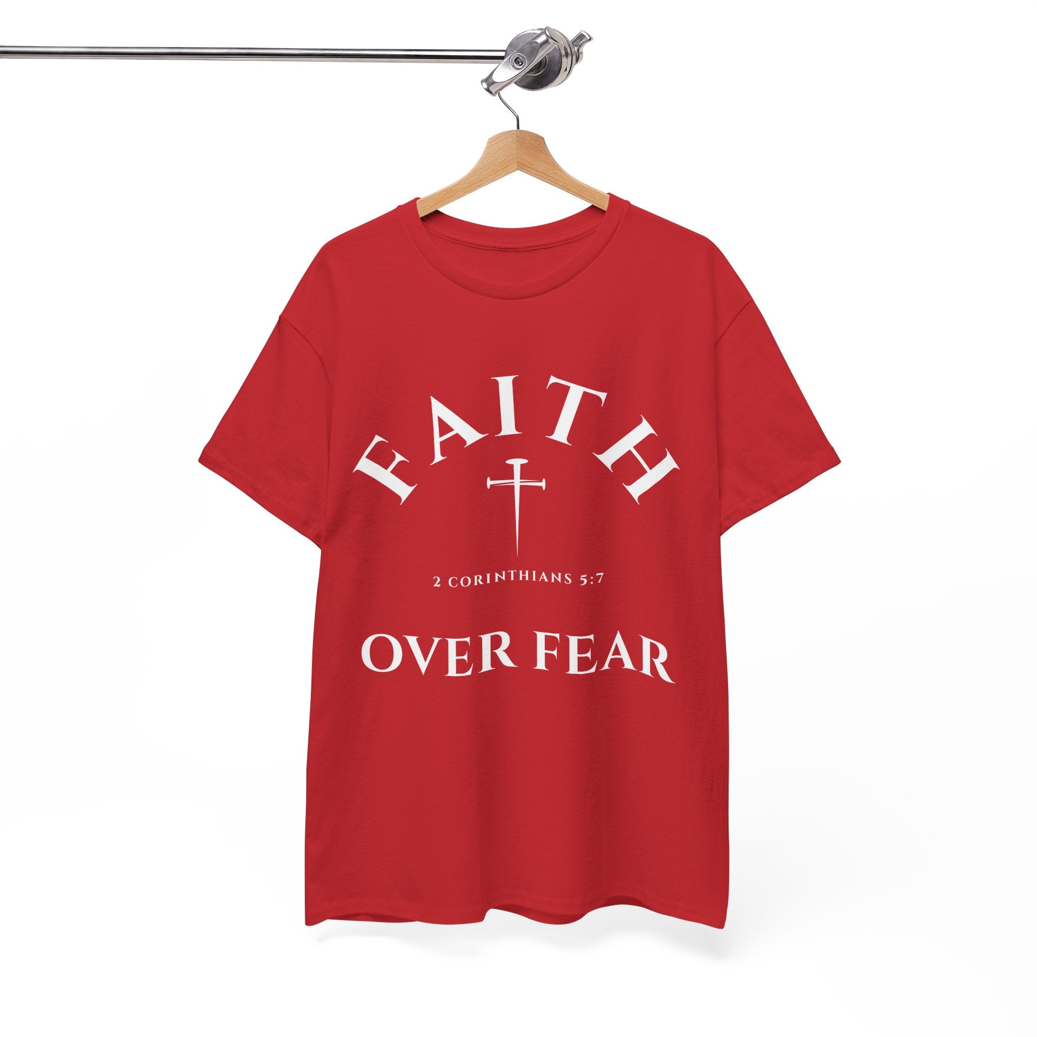 Faith Over Fear — Premium Heavyweight T-Shirt