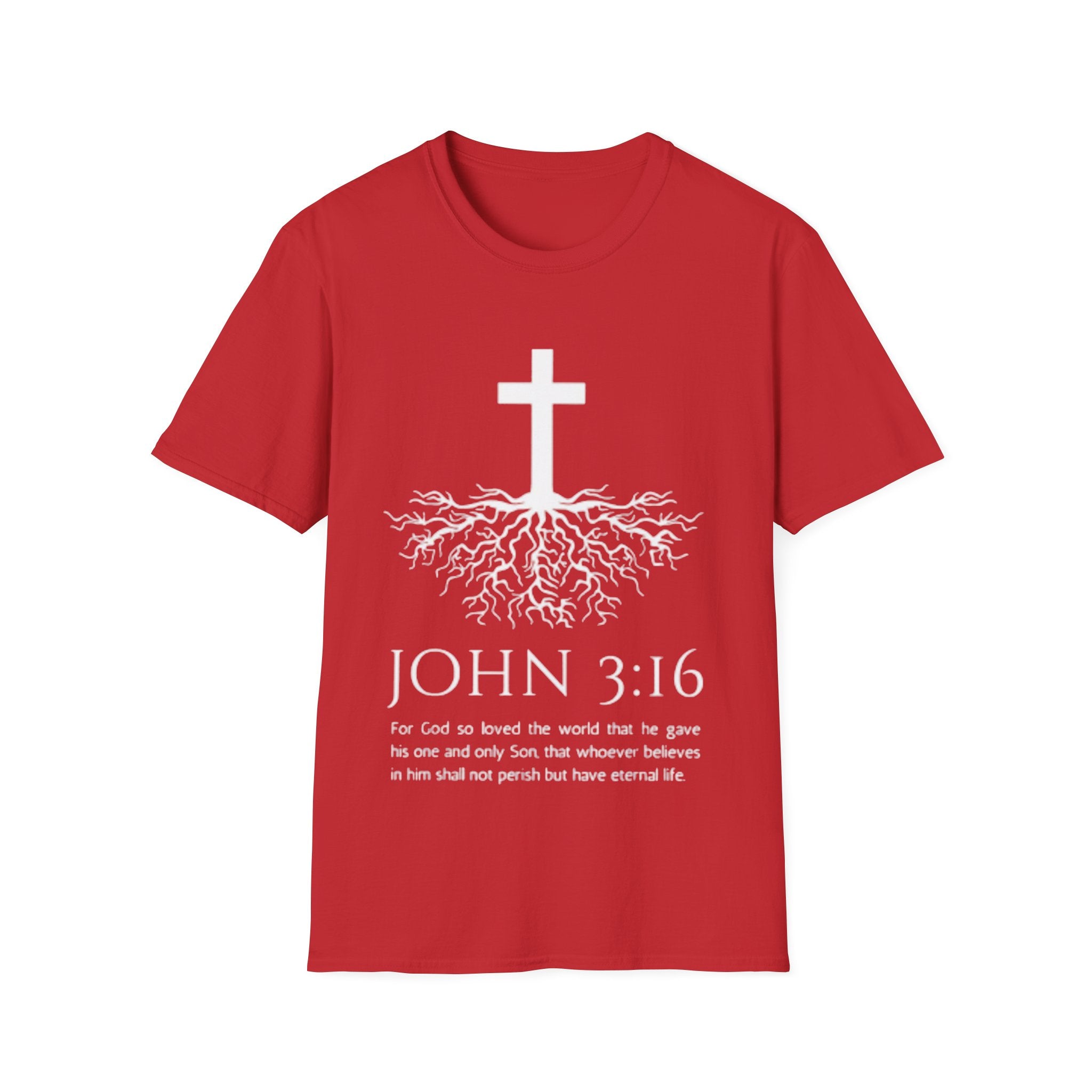 John 3:16 Rooted in Faith Premium Tee