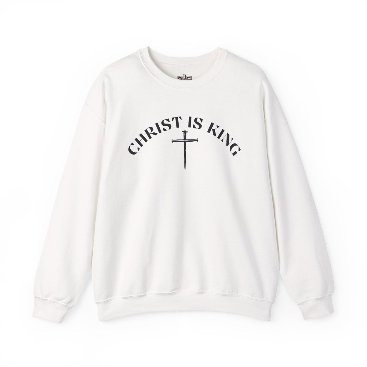 Christ Is King Crewneck Sweatshirt - Christian Faith Pullover