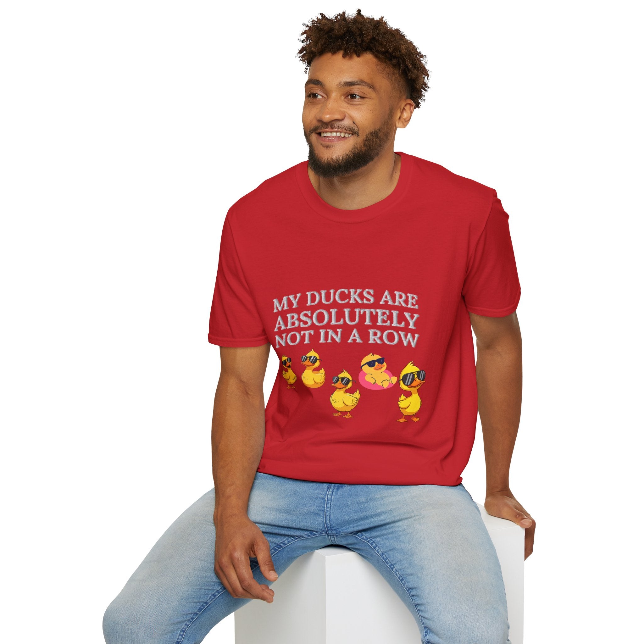 Quirky Duck T-Shirt - "My Ducks Are Absolutely Not in a Row"