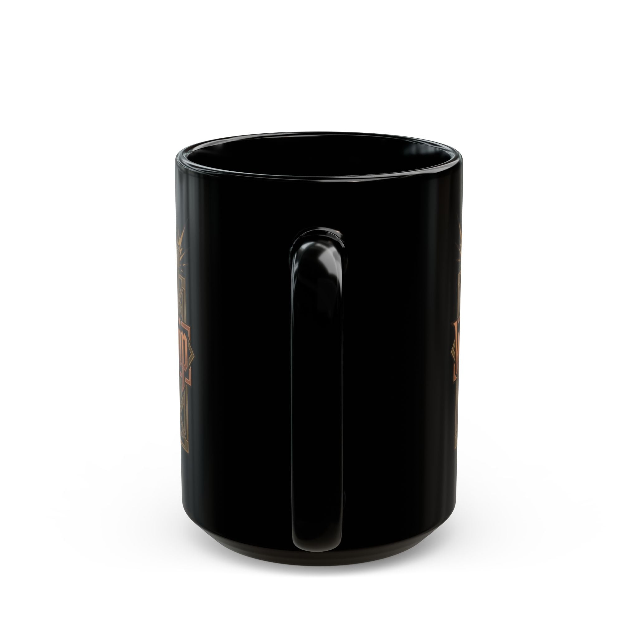 "For We Are His Workmanship" Premium Black Mug — Ephesians 2:10