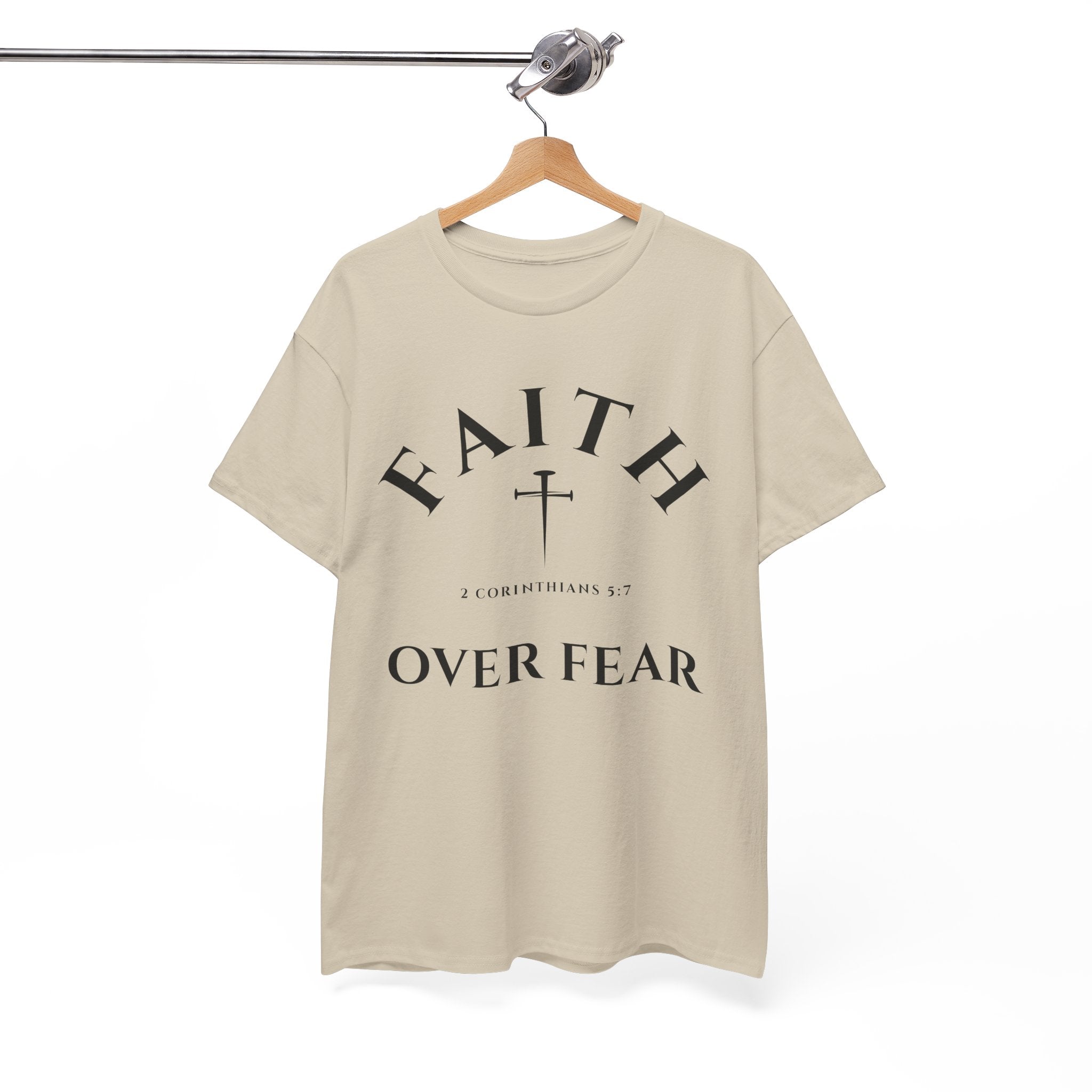 Faith Over Fear — Premium Heavyweight T-Shirt