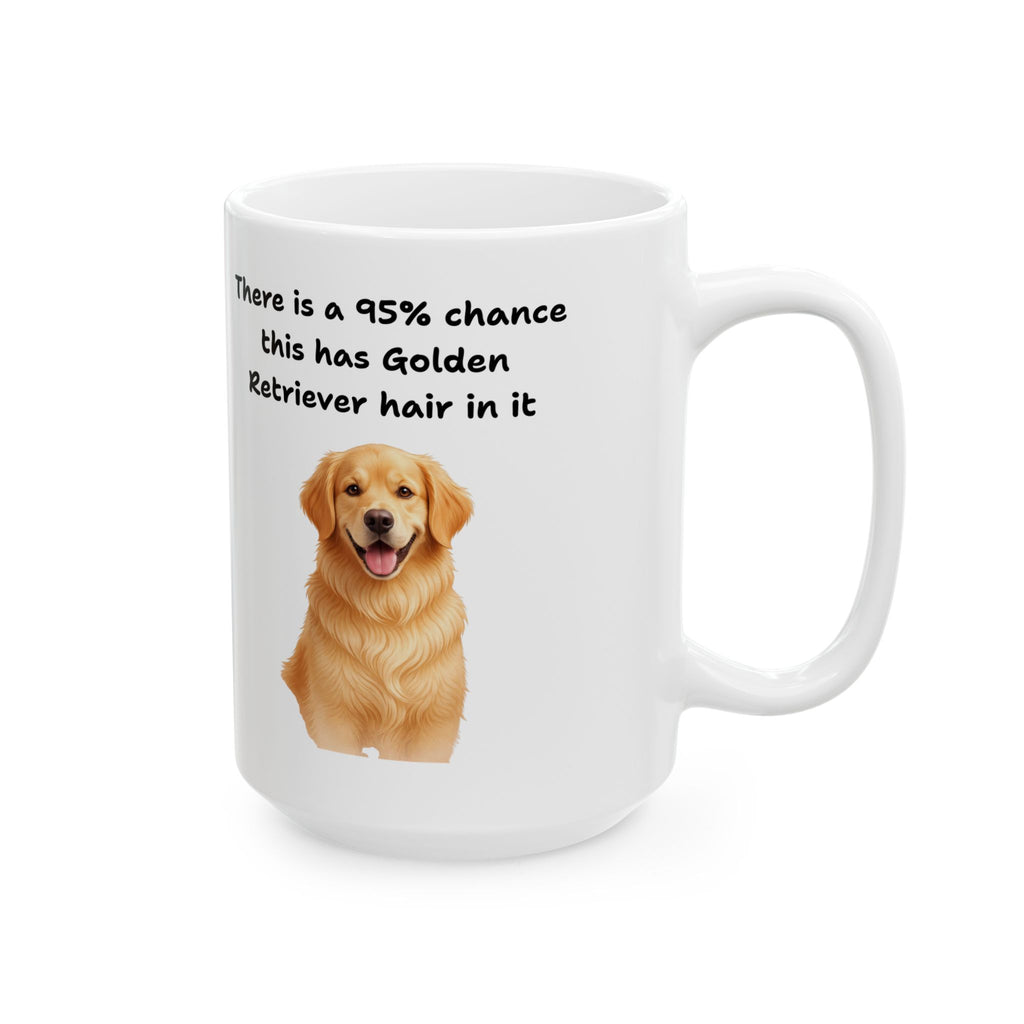 95% Chance of Golden Retriever Hair - Premium Ceramic Mug