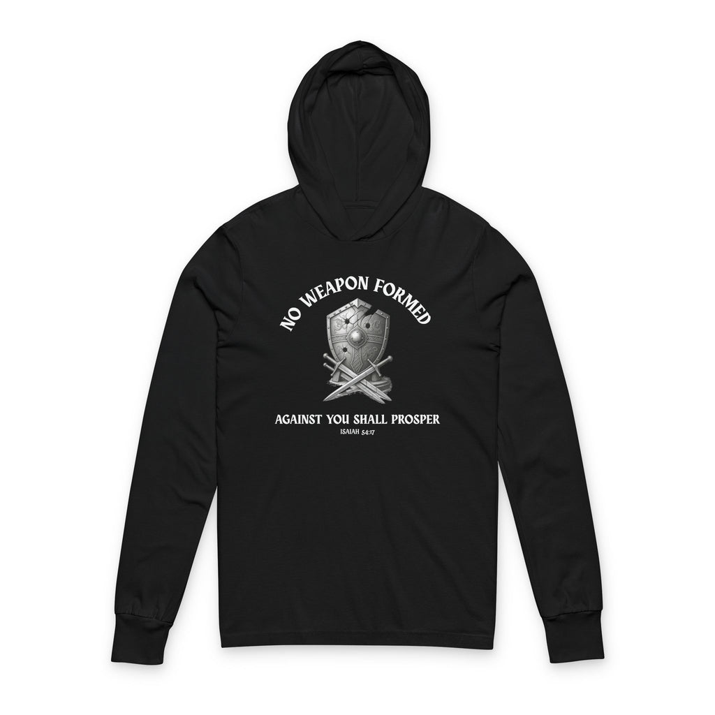 Christian Hoodie – Isaiah 54:17 “No Weapon Formed” Faith Hoodie