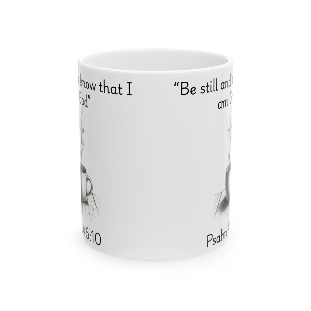 Be Still and Know – Christian Coffee Mug (Psalm 46:10)