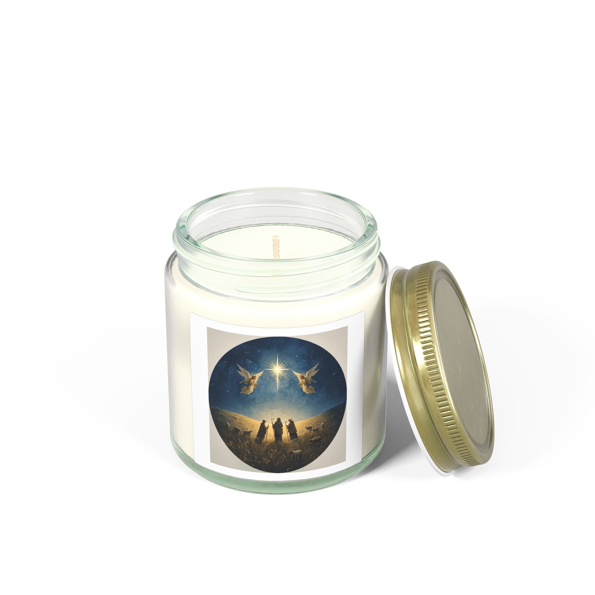 Nativity Scene Candle — Holiday Jar (4oz & 9oz)