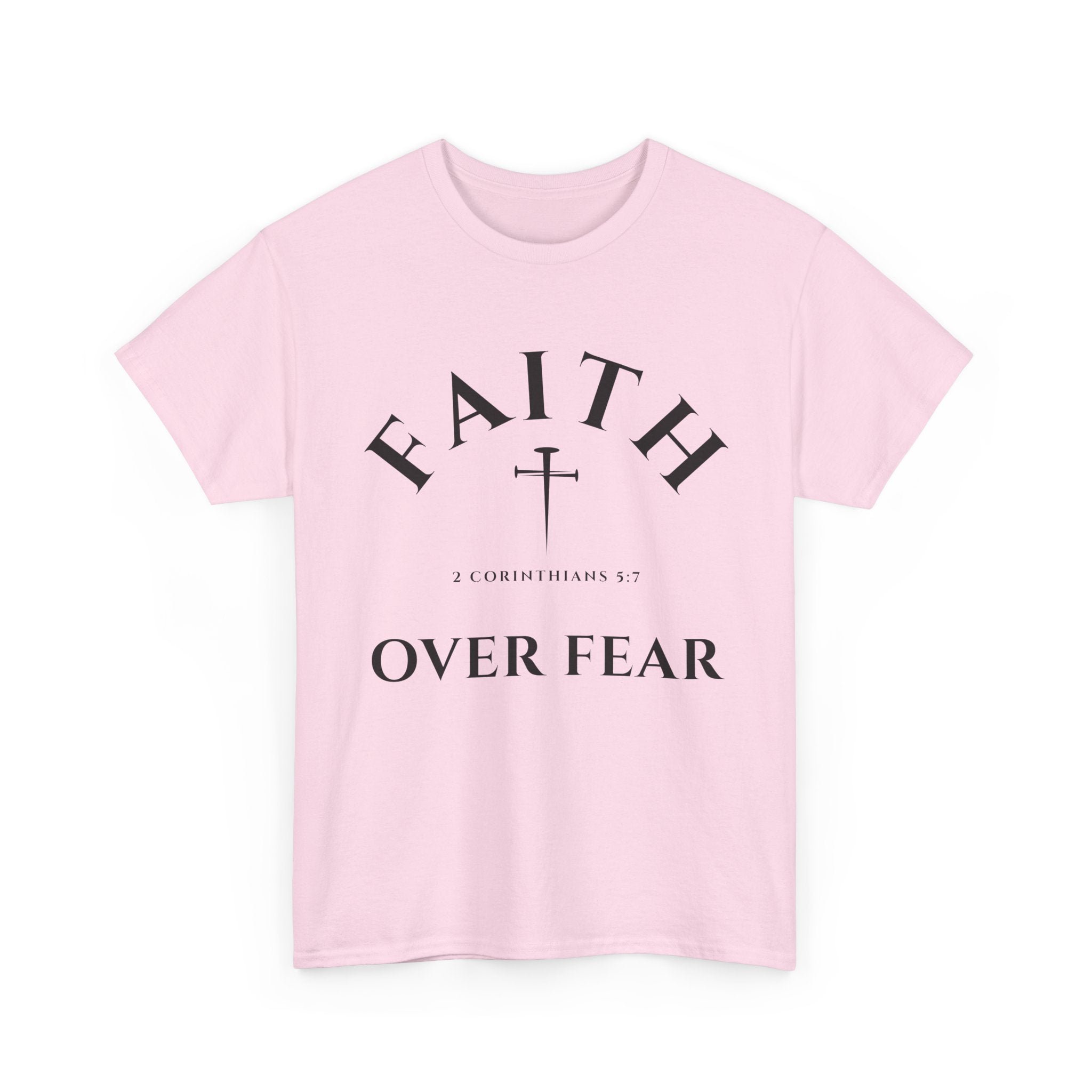 Faith Over Fear — Premium Heavyweight T-Shirt
