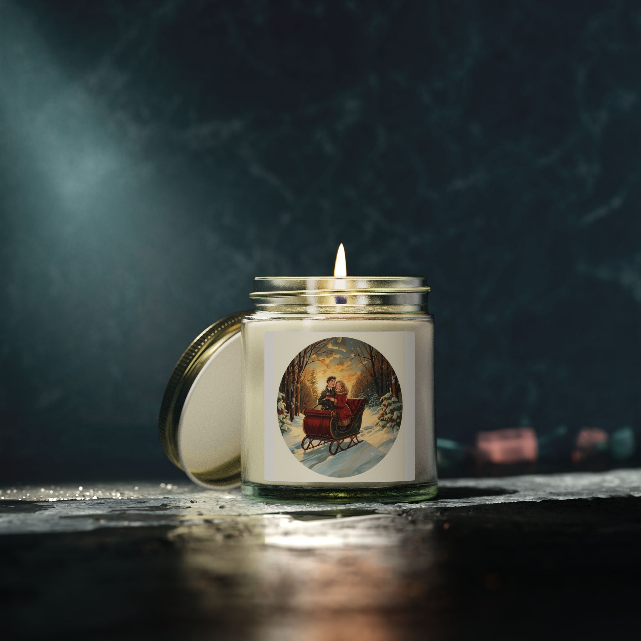 Holiday Sleigh Candle (4oz & 9oz)