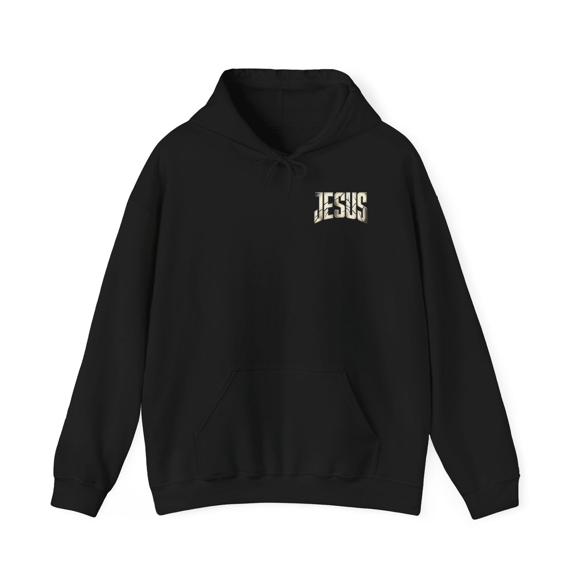 Black Jesus The Way The Truth The Life John 14:6 Christian hoodie with JESUS on the chest