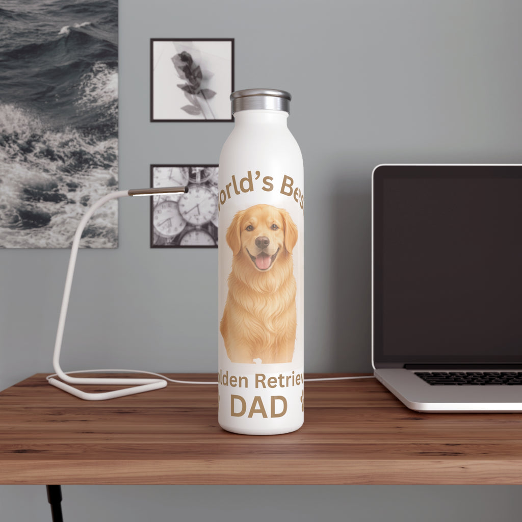 World’s Best Golden Retriever Dad - 20oz Insulated Adventure Bottle