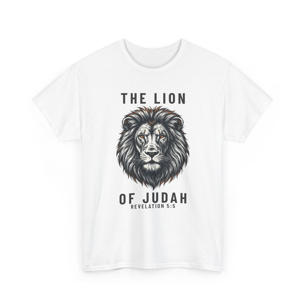 Lion of Judah | High-Contrast Premium Heavyweight T-Shirt