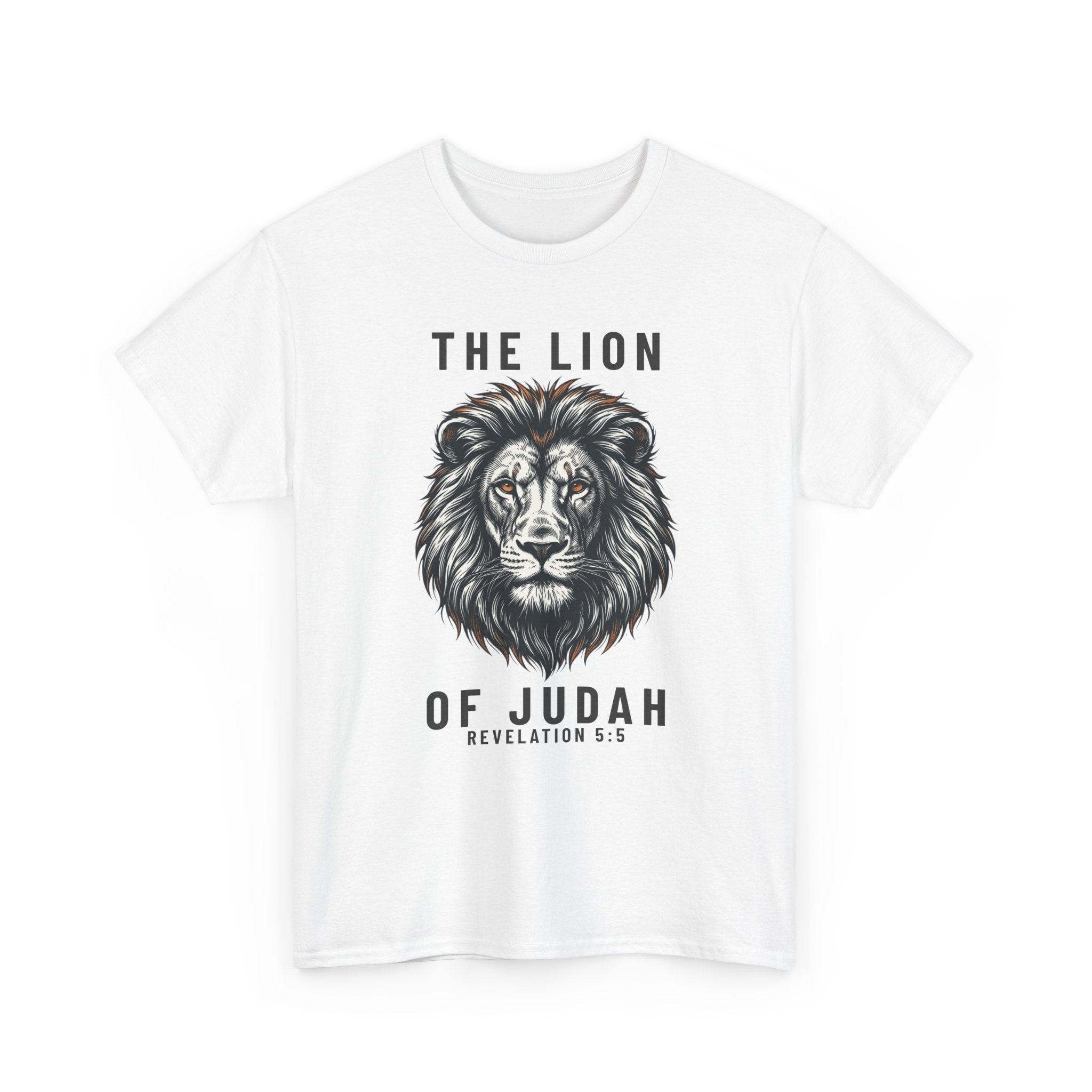 Lion of Judah | High-Contrast Premium Heavyweight T-Shirt