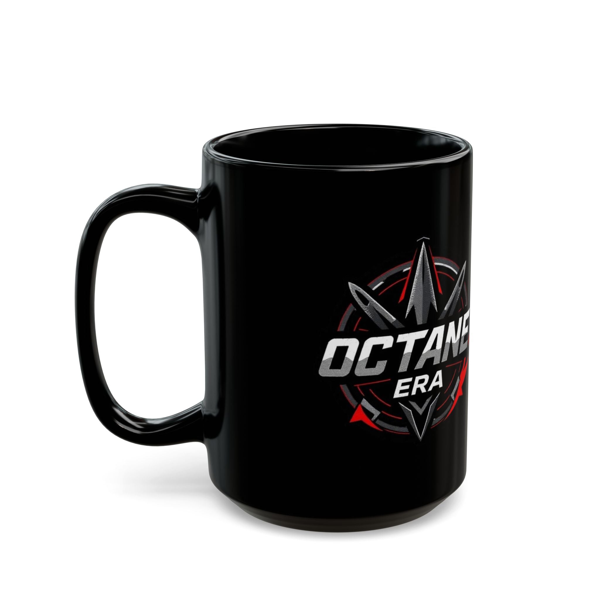Octane Era Black Mug - Cool Gamer Gift for Coffee Lovers, Perfect for Birthdays, Holidays, Home Office, and Daily Use