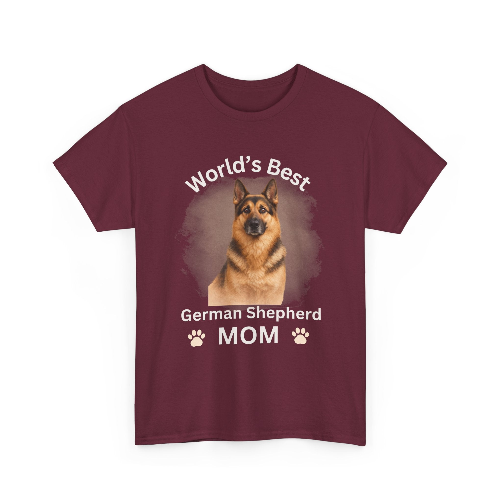 German Shepherd Mom - Premium Heavyweight Cotton T-Shirt