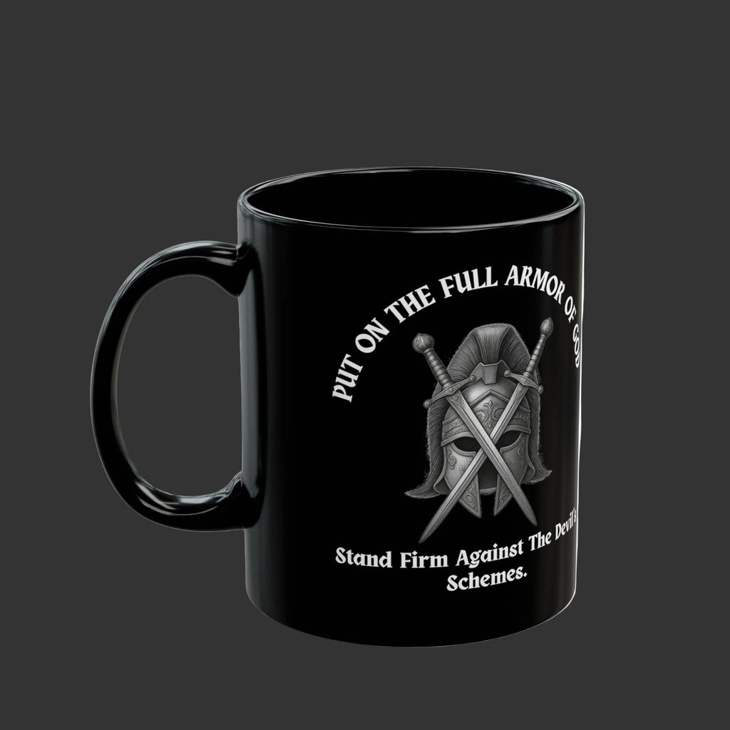 Armor of God Warrior Mug | Premium 15oz Etched Ceramic