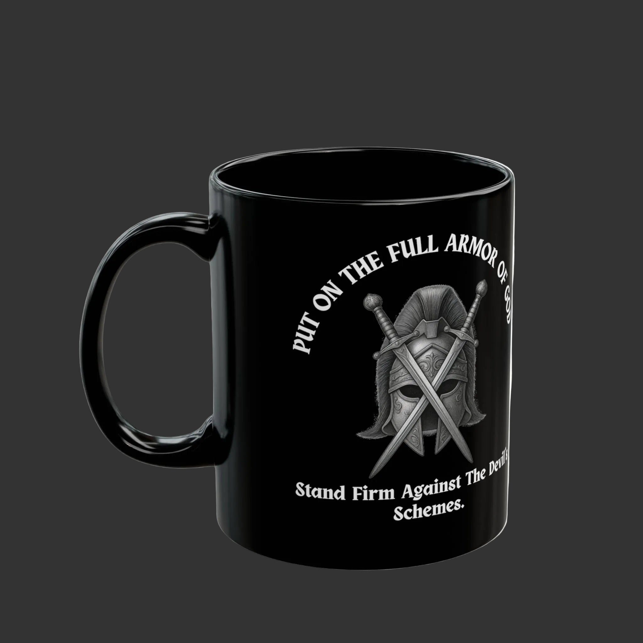 Armor of God Warrior Mug | Premium 15oz Etched Ceramic