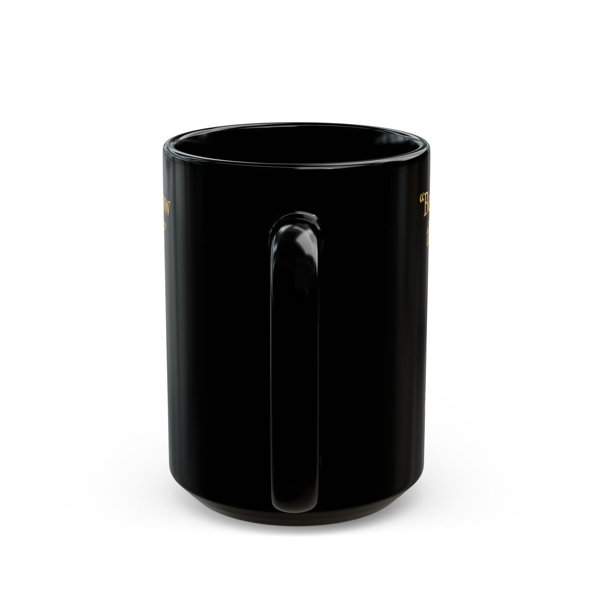 Be Still and Know – Psalm 46:10 Black Christian Mug