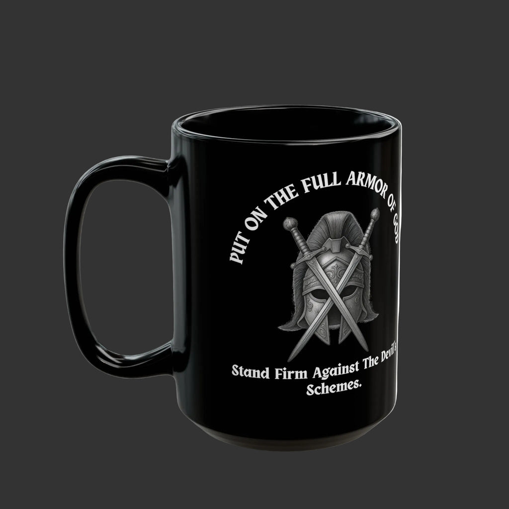 Armor of God Warrior Mug | Premium 15oz Etched Ceramic