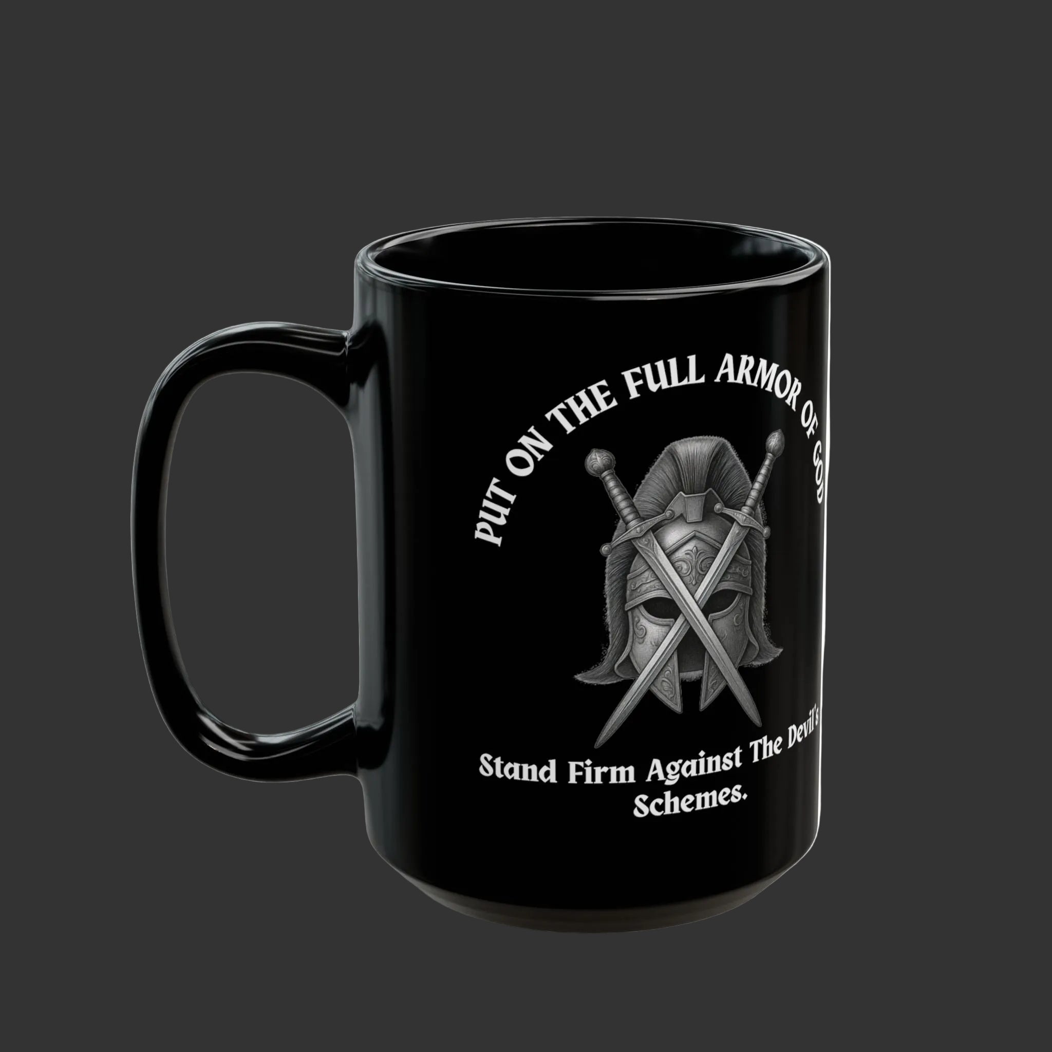 Armor of God Warrior Mug | Premium 15oz Etched Ceramic