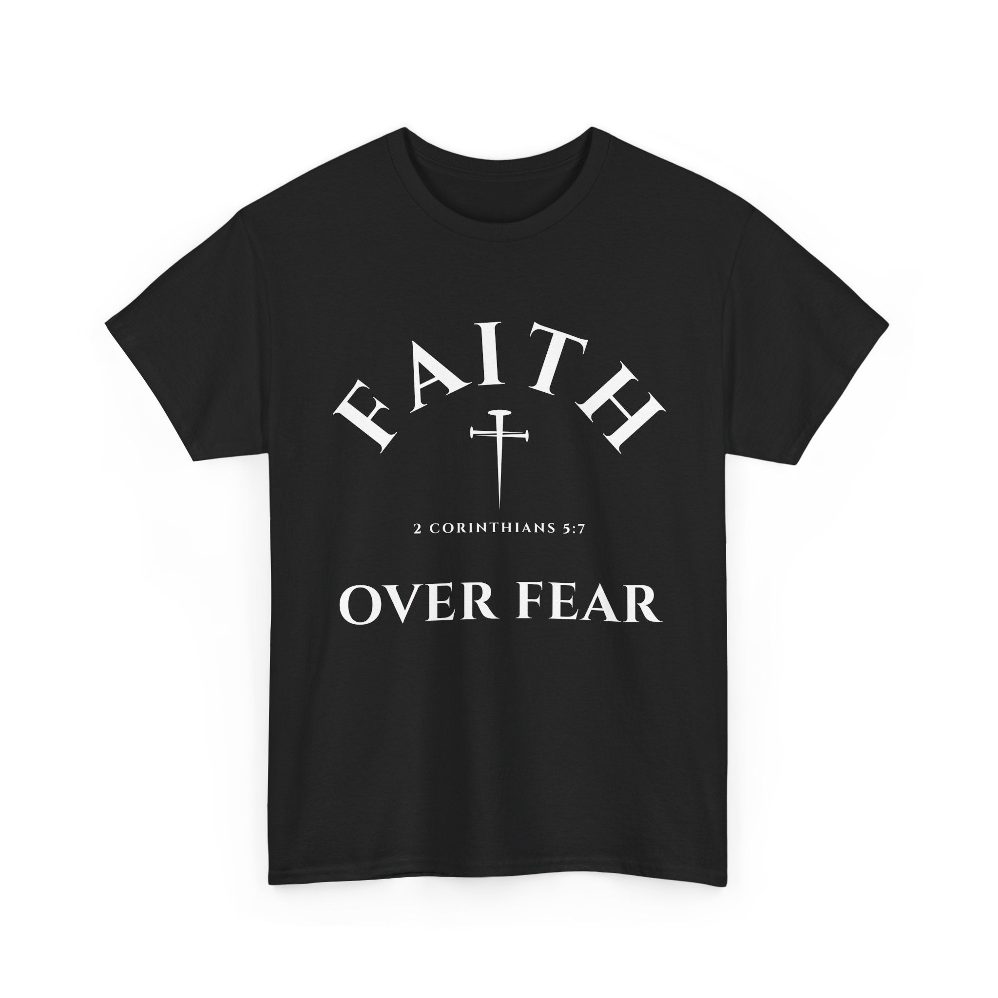 Faith Over Fear — Premium Heavyweight T-Shirt