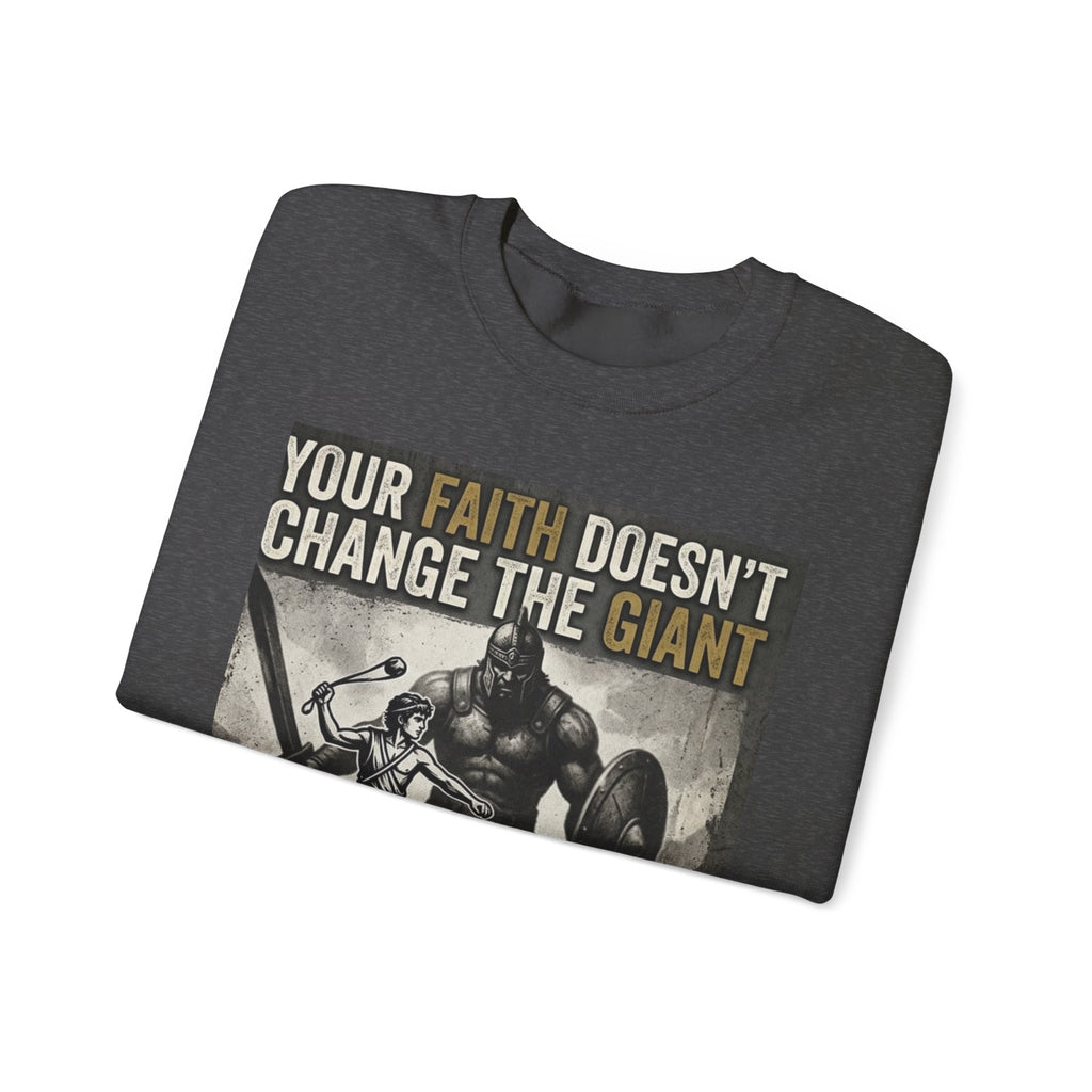 Goliath Hunter Heavyweight Sweatshirt - Faith Perspective Shift