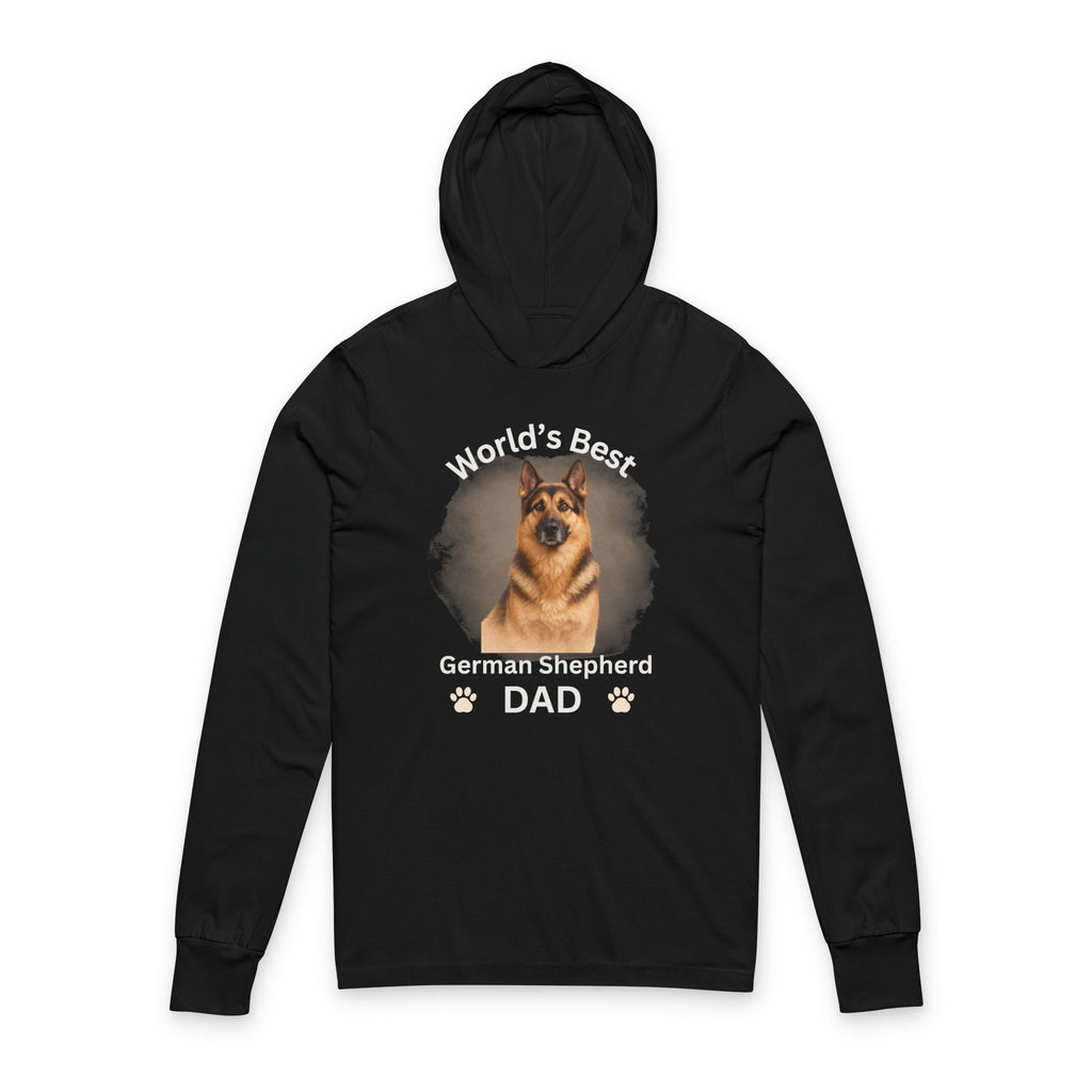 German Shepherd Dad - Premium Hooded Long Sleeve Tee