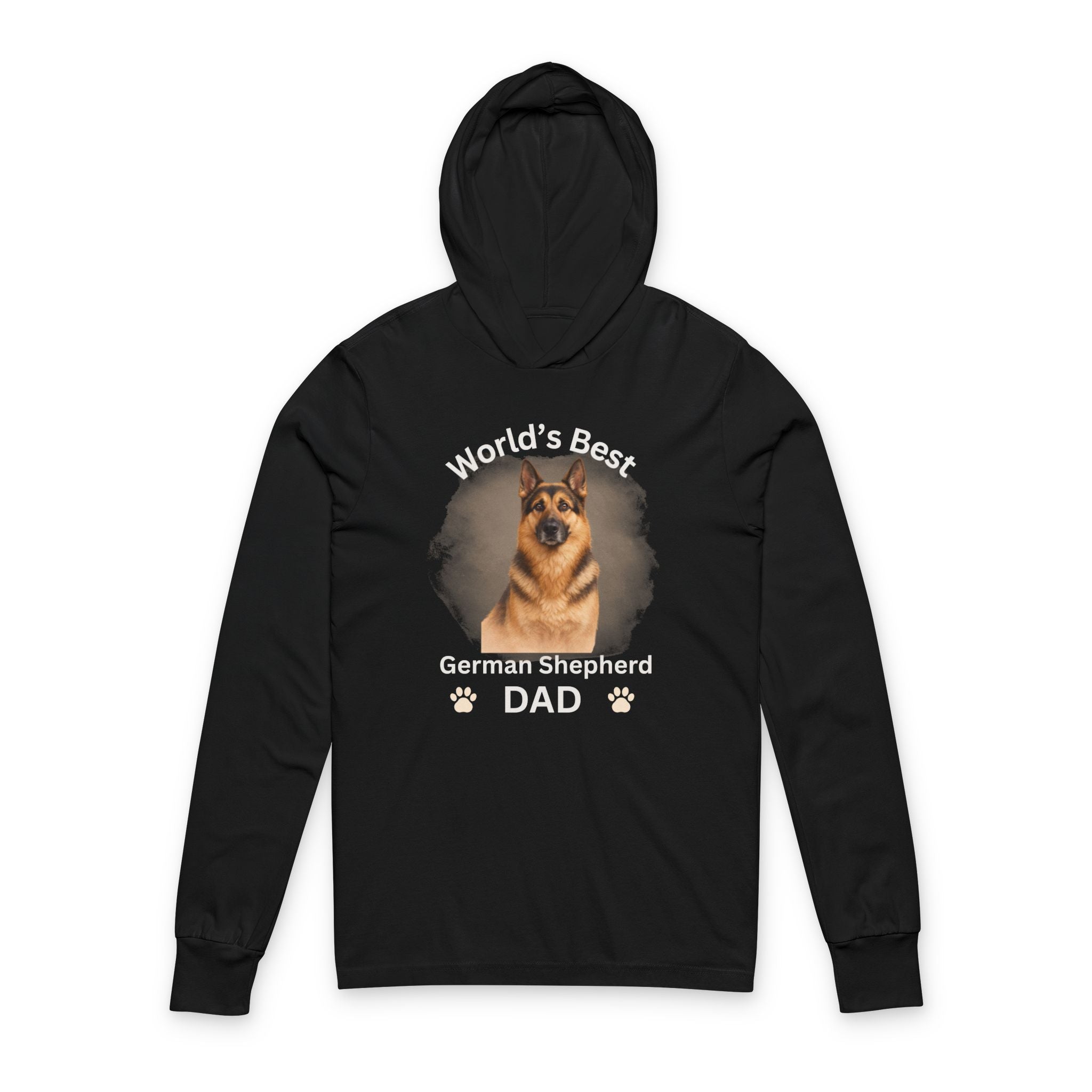 German Shepherd Dad - Premium Hooded Long Sleeve Tee