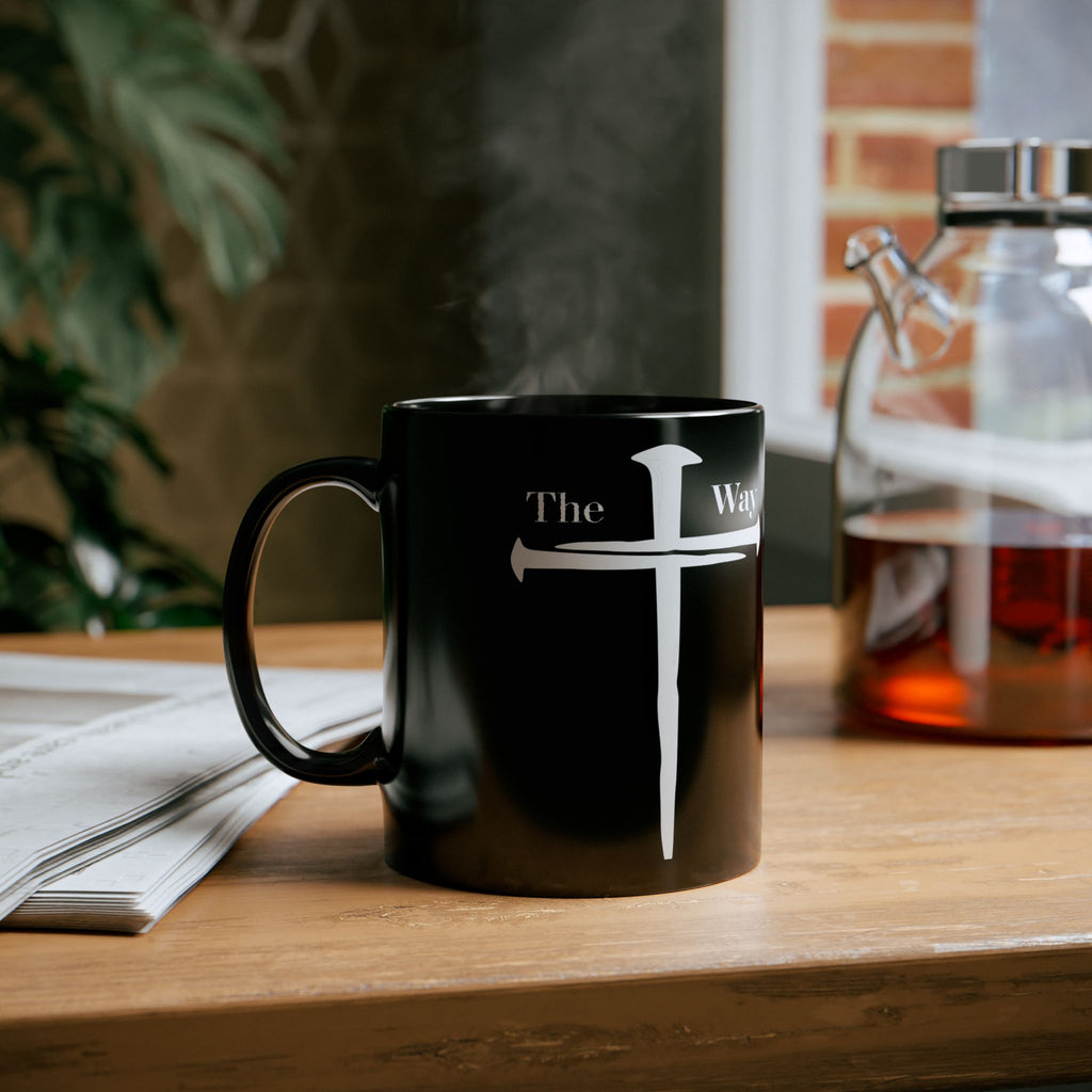 The Way – Christian Black Mug | Symbol of Faith and Truth
