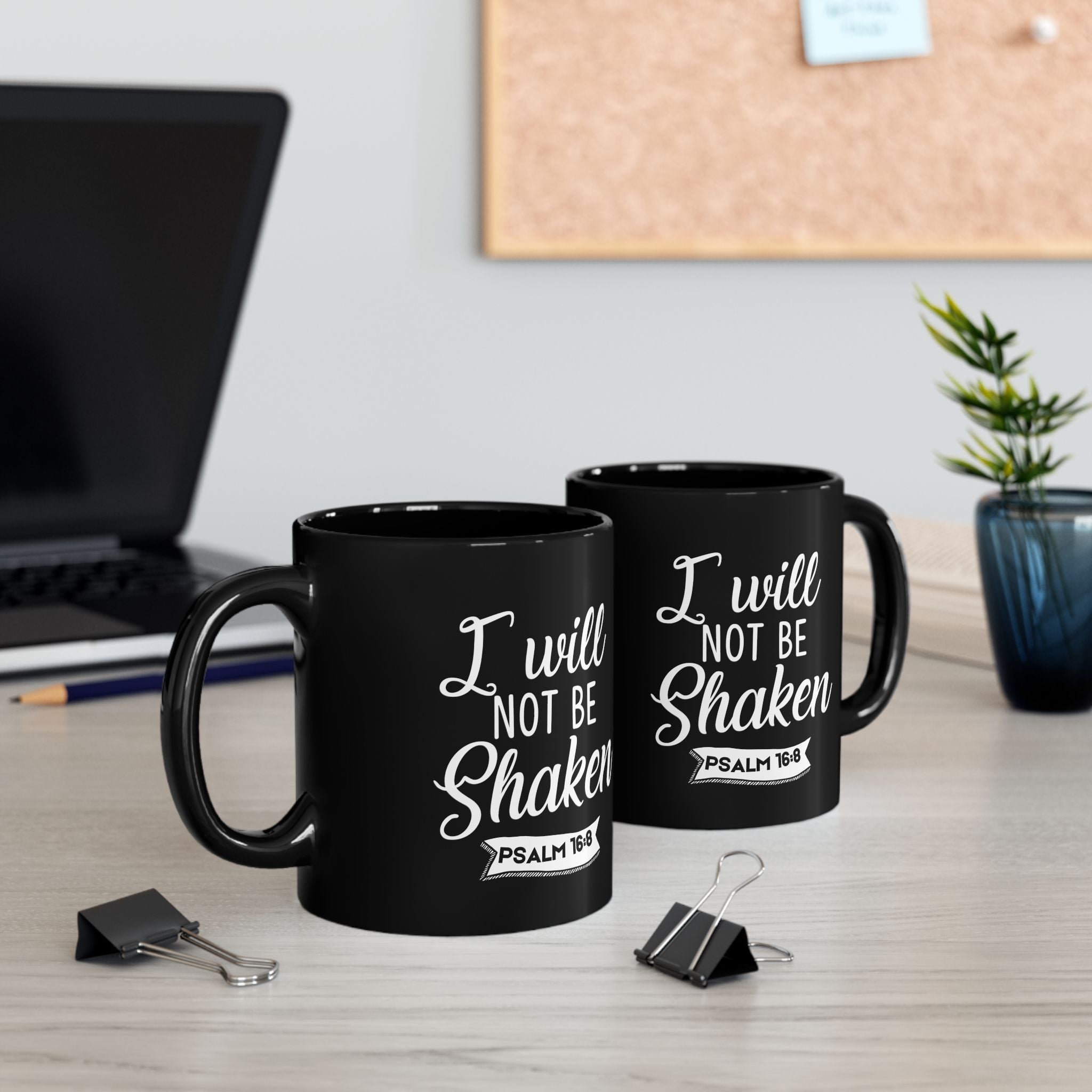 Unshaken - Psalm 16:8 Warrior Mug