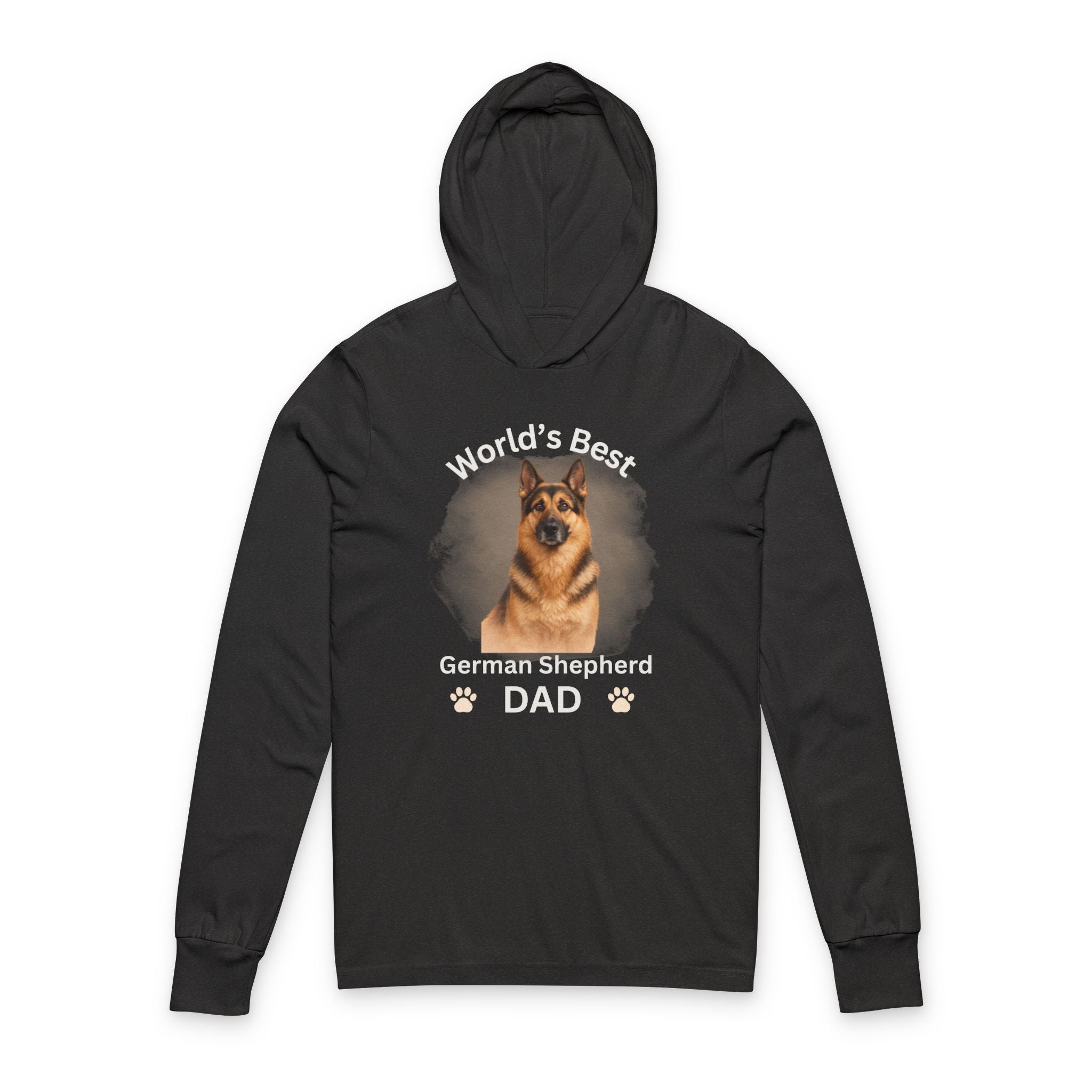 German Shepherd Dad - Premium Hooded Long Sleeve Tee