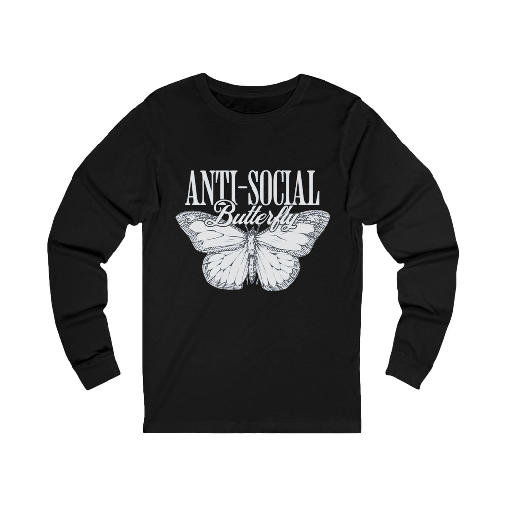 Anti-Social Butterfly Long Sleeve Tee