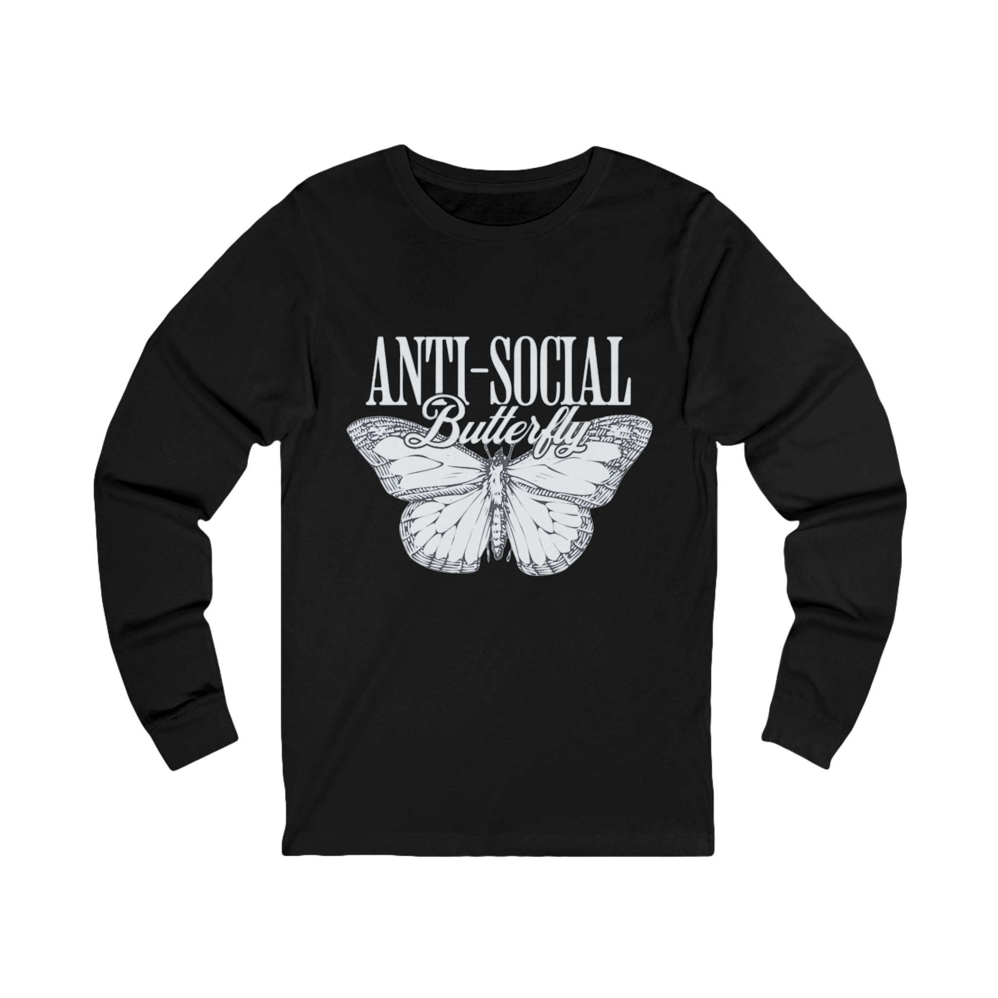 Anti-Social Butterfly Long Sleeve Tee
