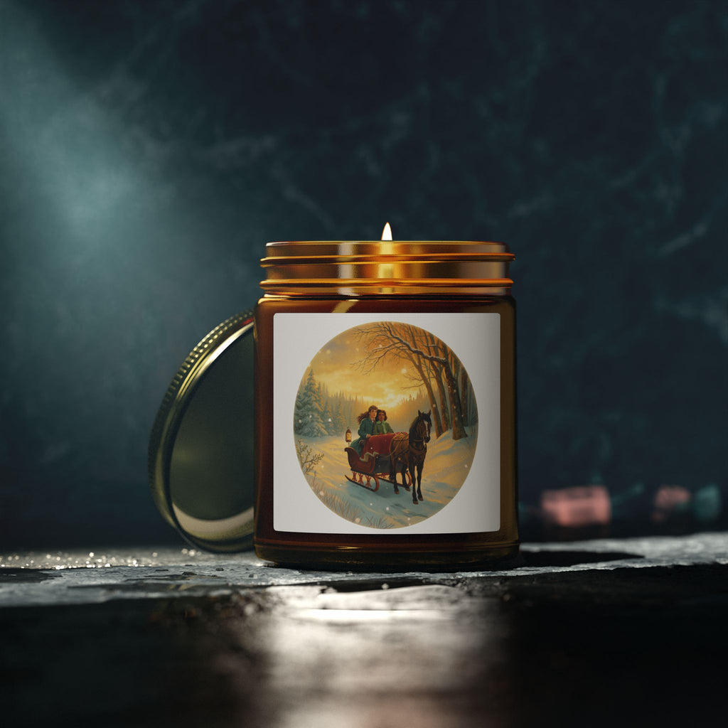 Winter Sleigh Candle – Holiday Jar (4oz / 9oz)