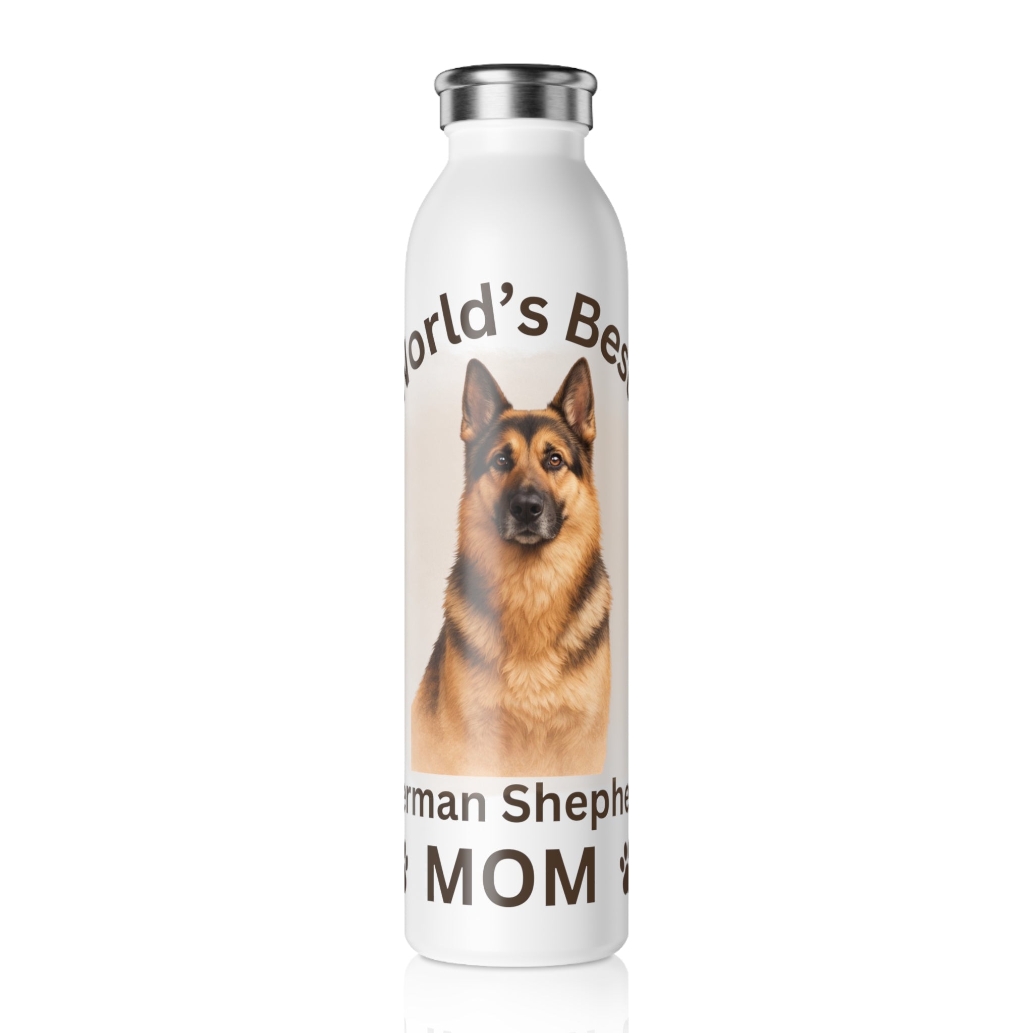 German Shepherd Mom - Premium Slim Stainless Water Bottle