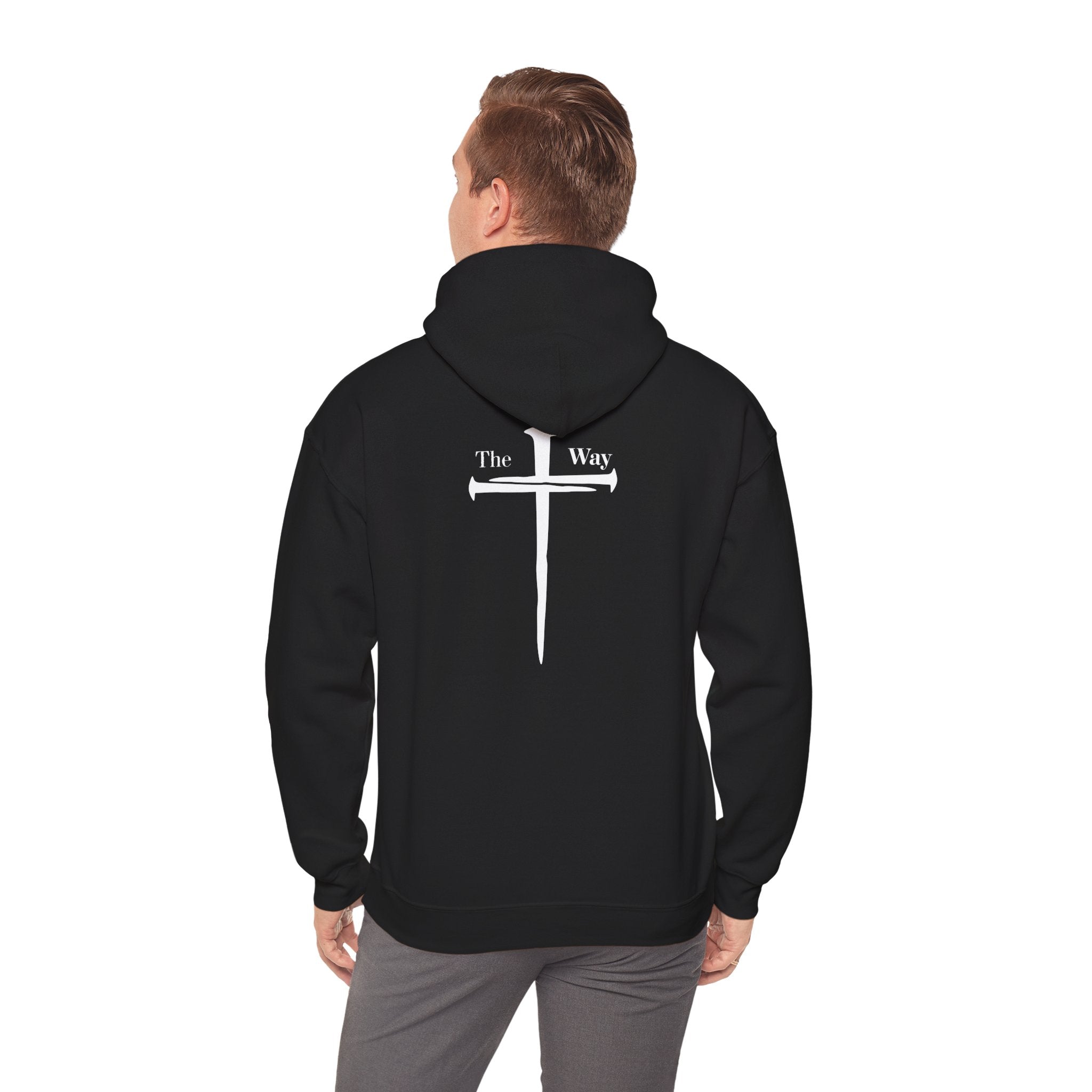 The Way Cross Hoodie – Front & Back Faith Design