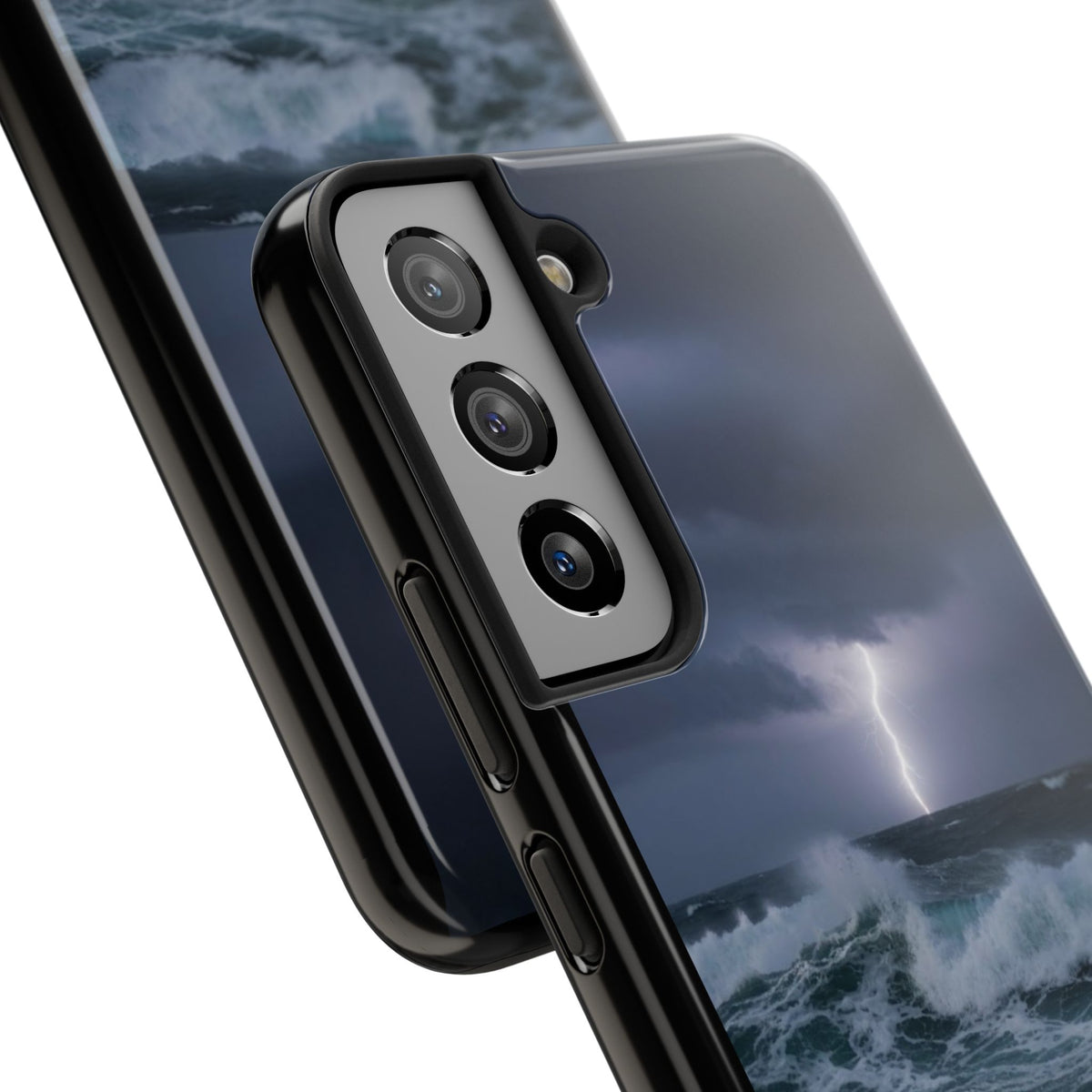Isaiah 54:17 Lightning Storm Phone Case — Christian Faith Scripture Tough Case
