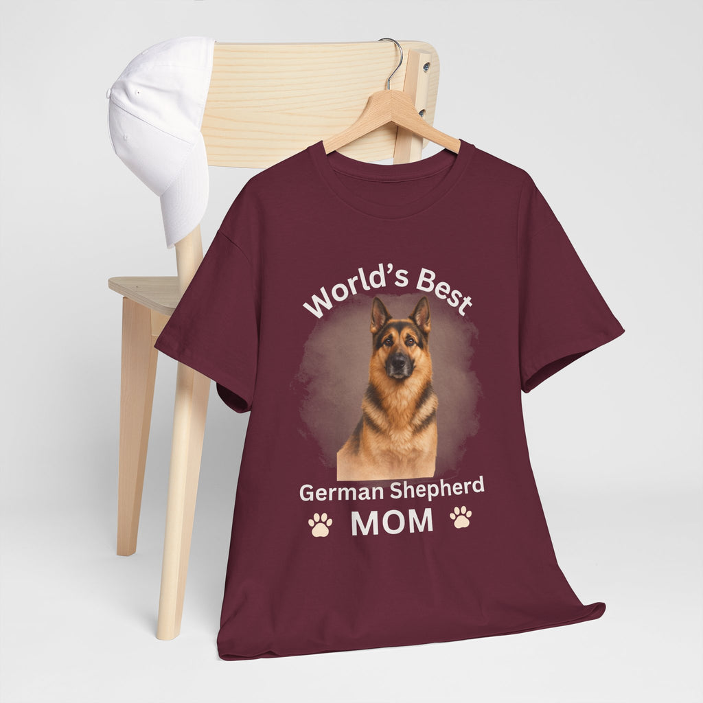 German Shepherd Mom - Premium Heavyweight Cotton T-Shirt