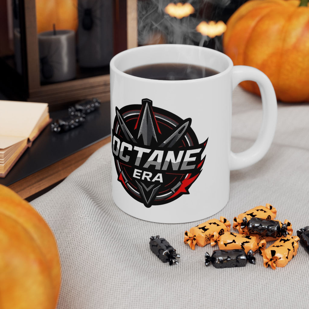 Octane Era Ceramic Mug - Perfect for Gamers, Coffee Lovers, and Gifts, 11oz, 15oz, Gaming Mug, Unique Coffee Cup