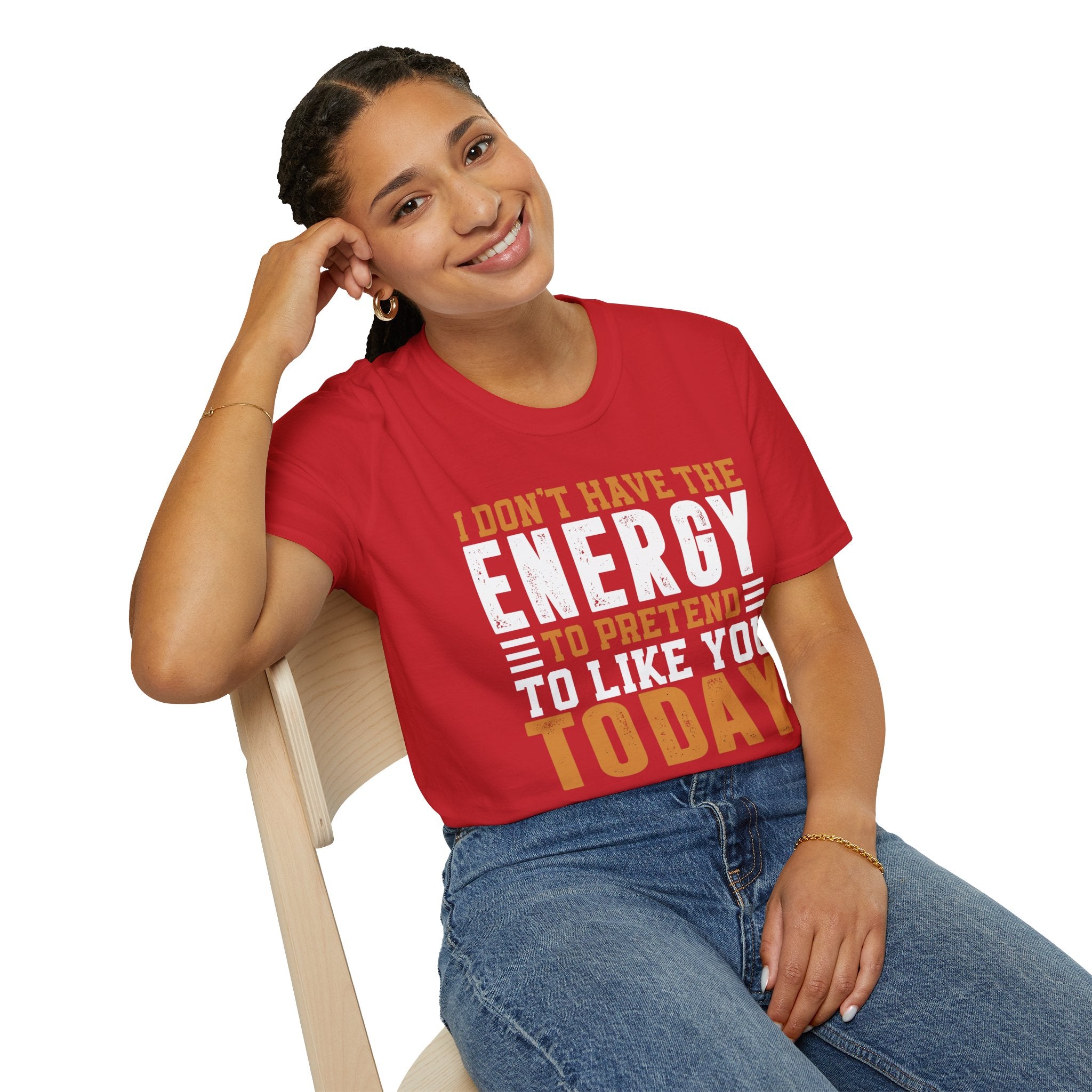 Funny Energy T-Shirt, Unisex Graphic Tee, Casual Humor Apparel, Gift for Friends, Every Day Wear