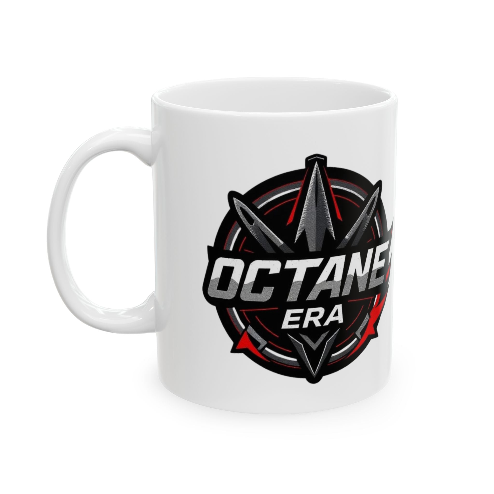Octane Era Ceramic Mug - Perfect for Gamers, Coffee Lovers, and Gifts, 11oz, 15oz, Gaming Mug, Unique Coffee Cup
