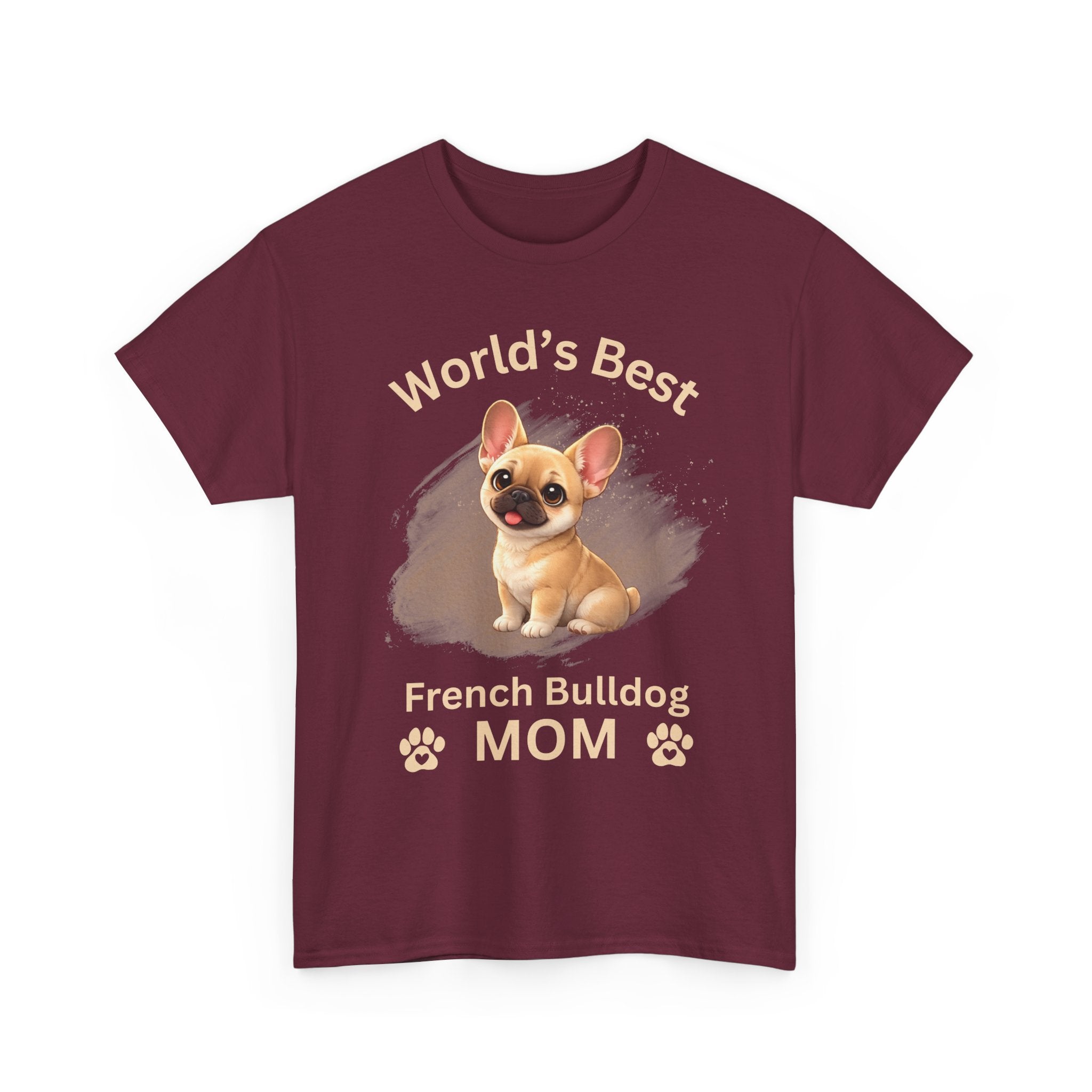 World's Best French Bulldog Mom - Premium Cotton T-Shirt