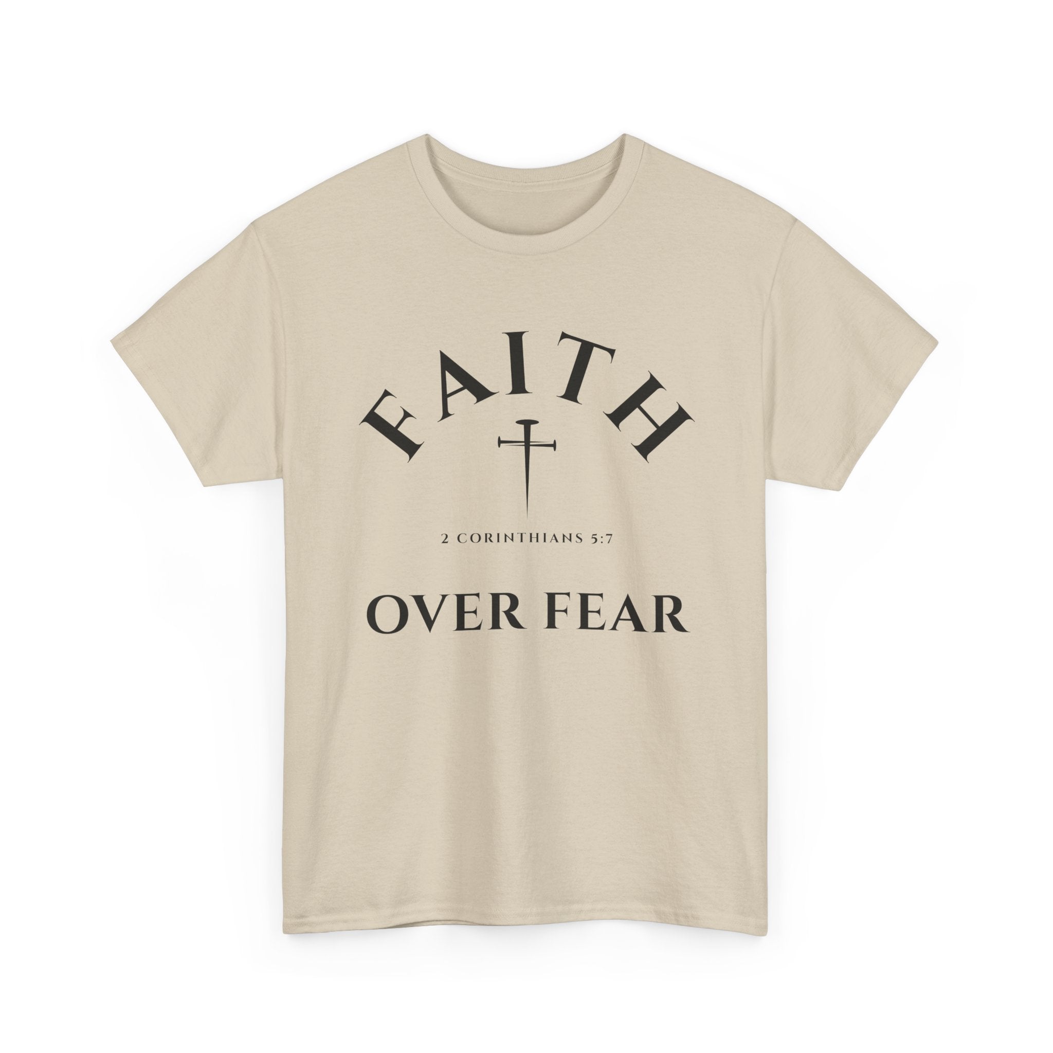 Faith Over Fear — Premium Heavyweight T-Shirt