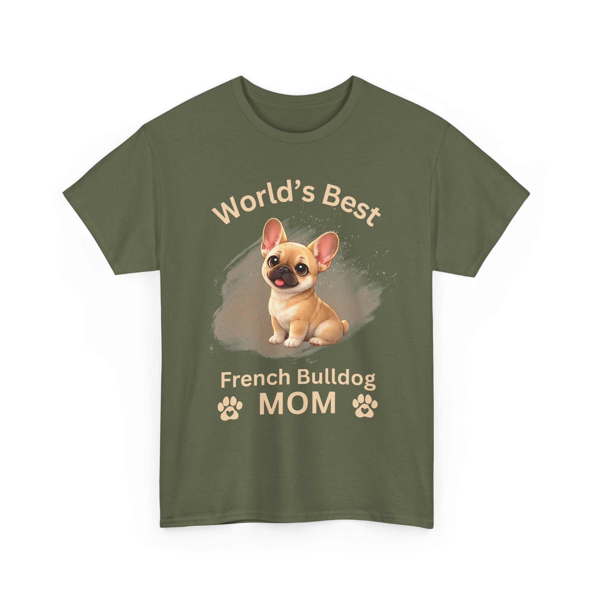 World's Best French Bulldog Mom - Premium Cotton T-Shirt