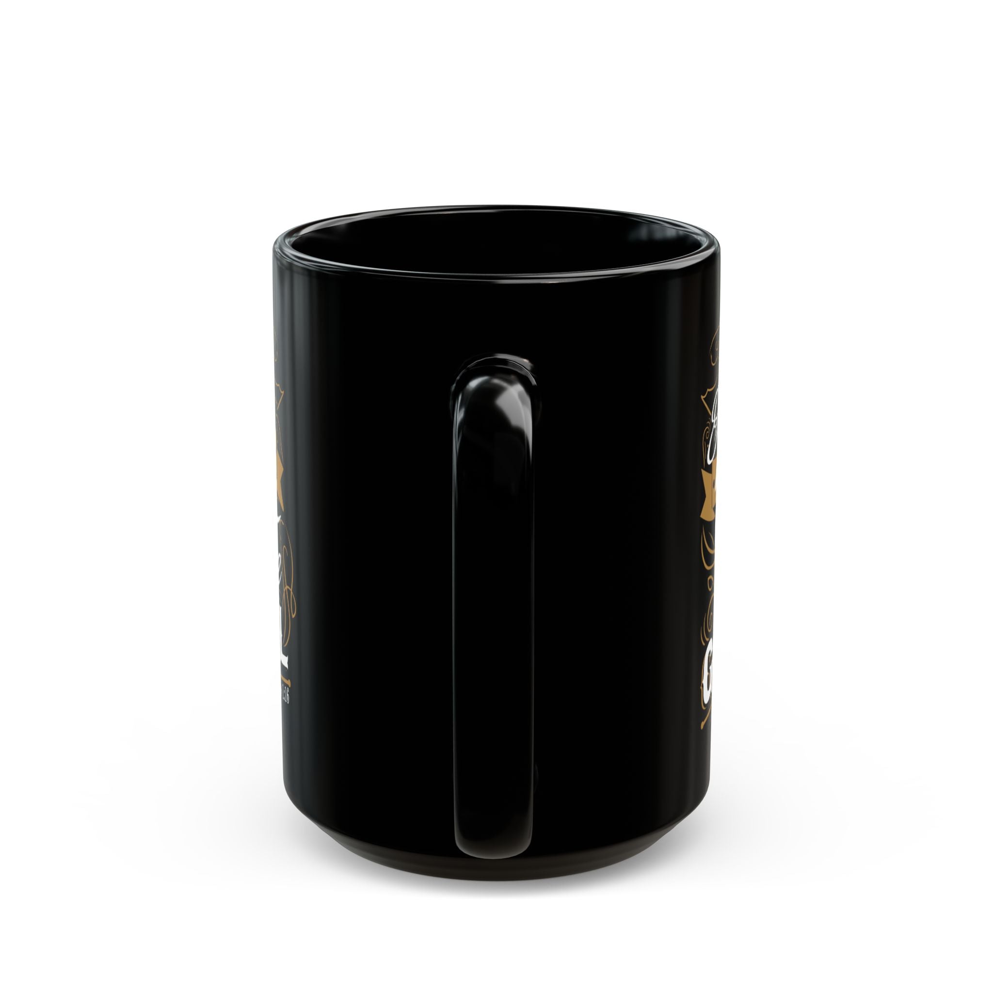 I Am Not Ashamed of the Gospel — Black Coffee Mug (11oz/15oz)