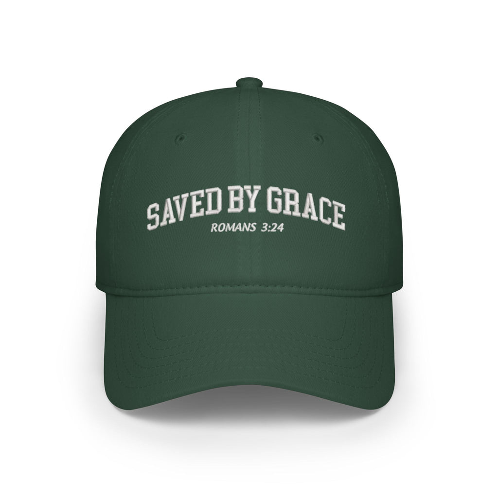 Saved By Grace Baseball Cap – Romans 3:24