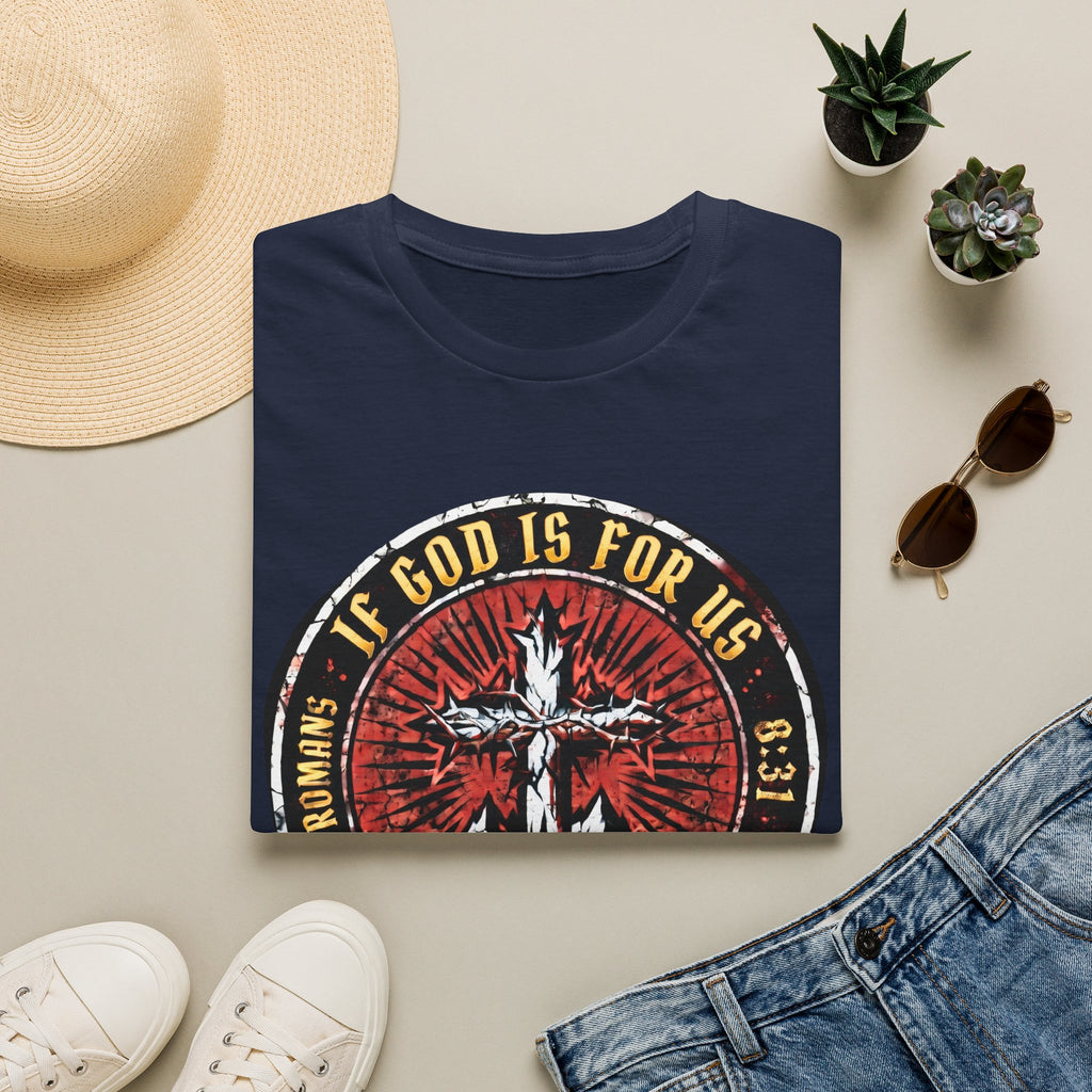 "If God Is For Us" Christian T-Shirt — Romans 8:31 Faith Graphic Tee