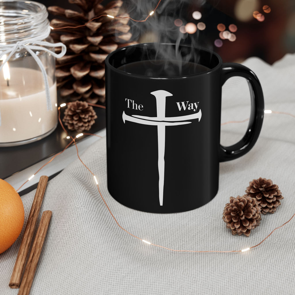 The Way – Christian Black Mug | Symbol of Faith and Truth