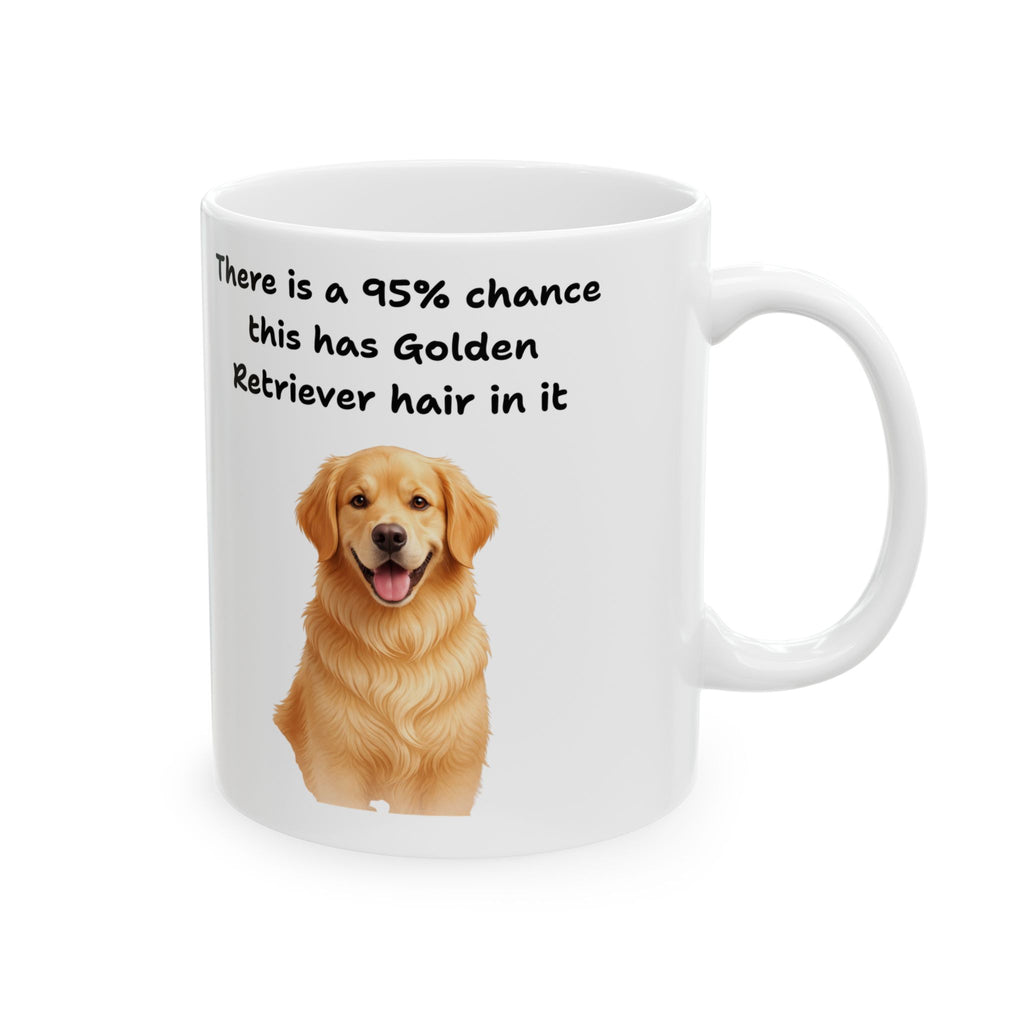95% Chance of Golden Retriever Hair - Premium Ceramic Mug